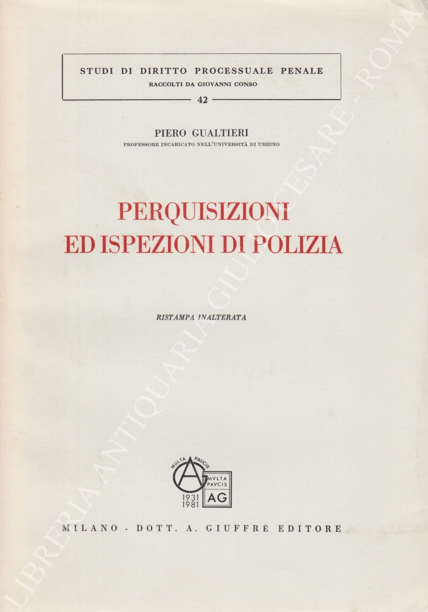 Perquisizioni ed ispezioni di polizia