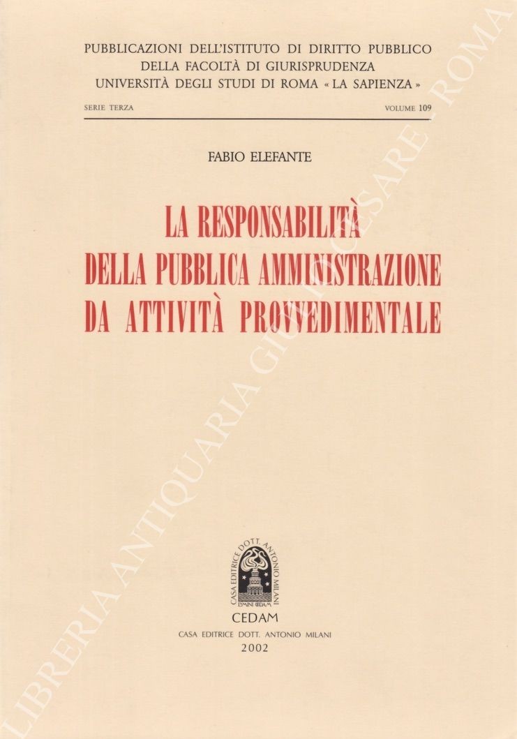 La responsabilità della pubblica amministrazione