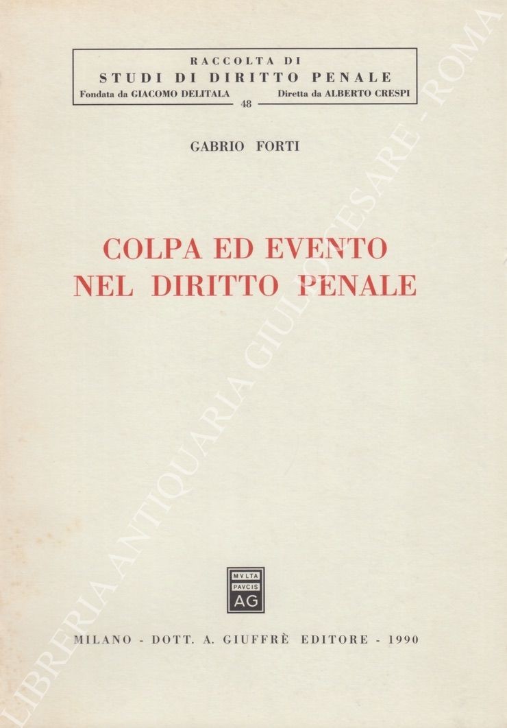 Colpa ed evento nel diritto penale