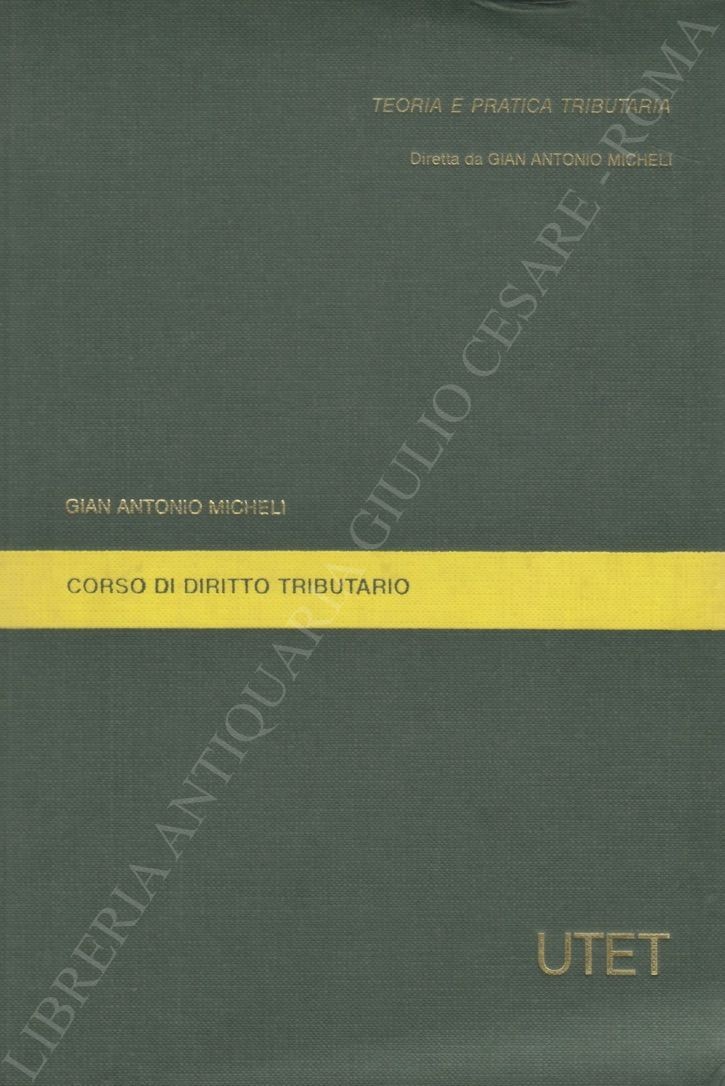 Corso di diritto tributario