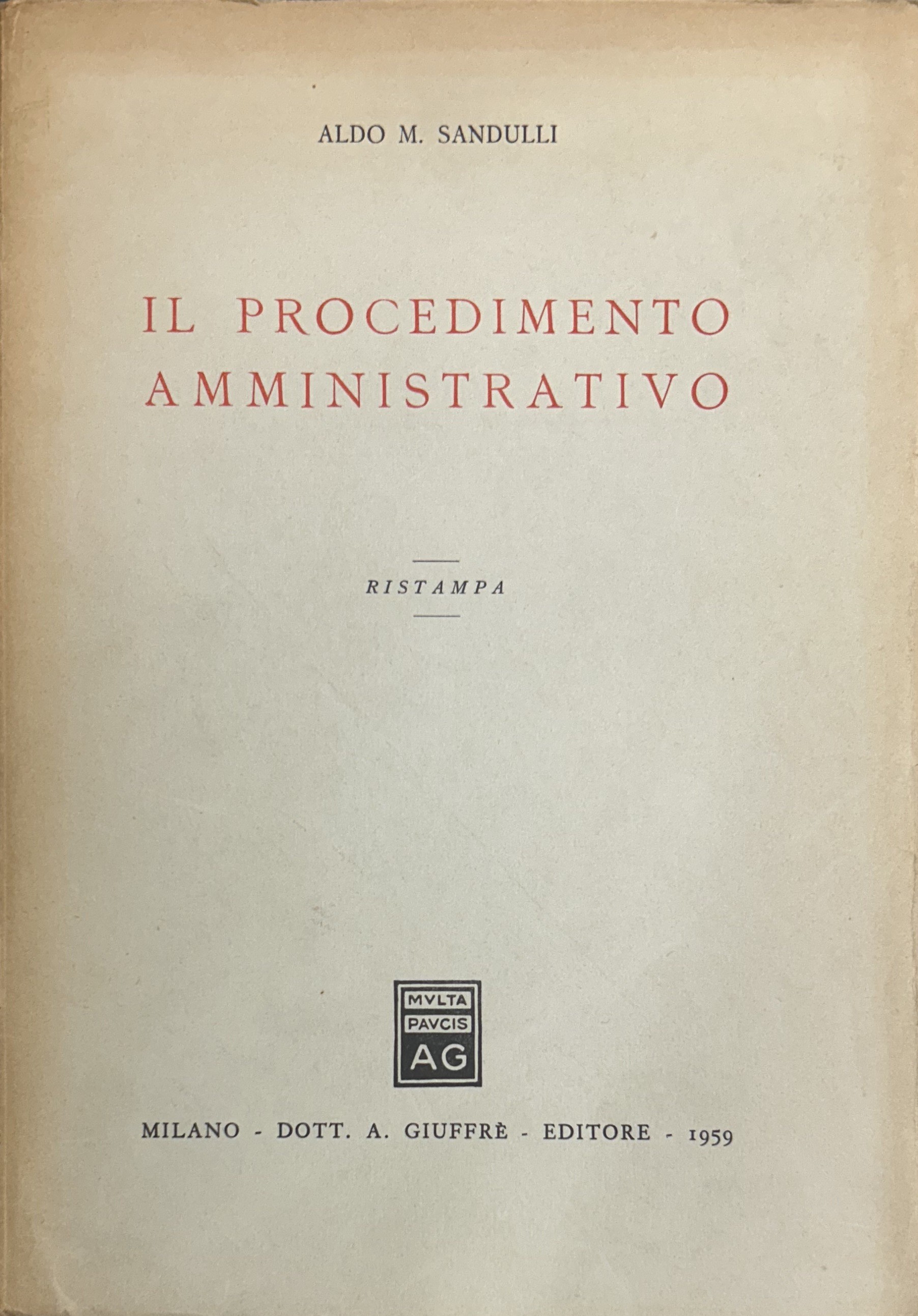 Il procedimento amministrativo