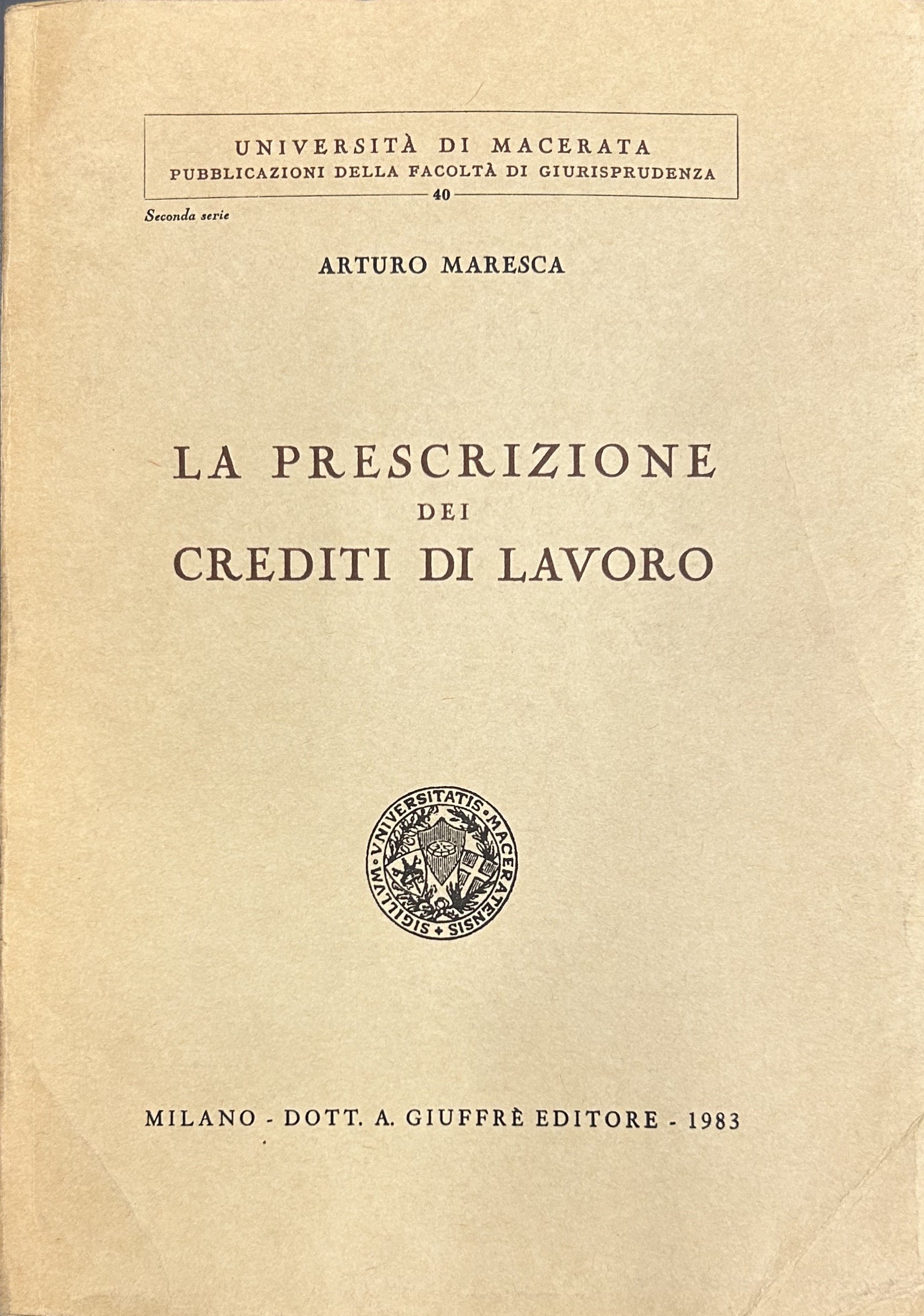 La prescrizione dei crediti di lavoro