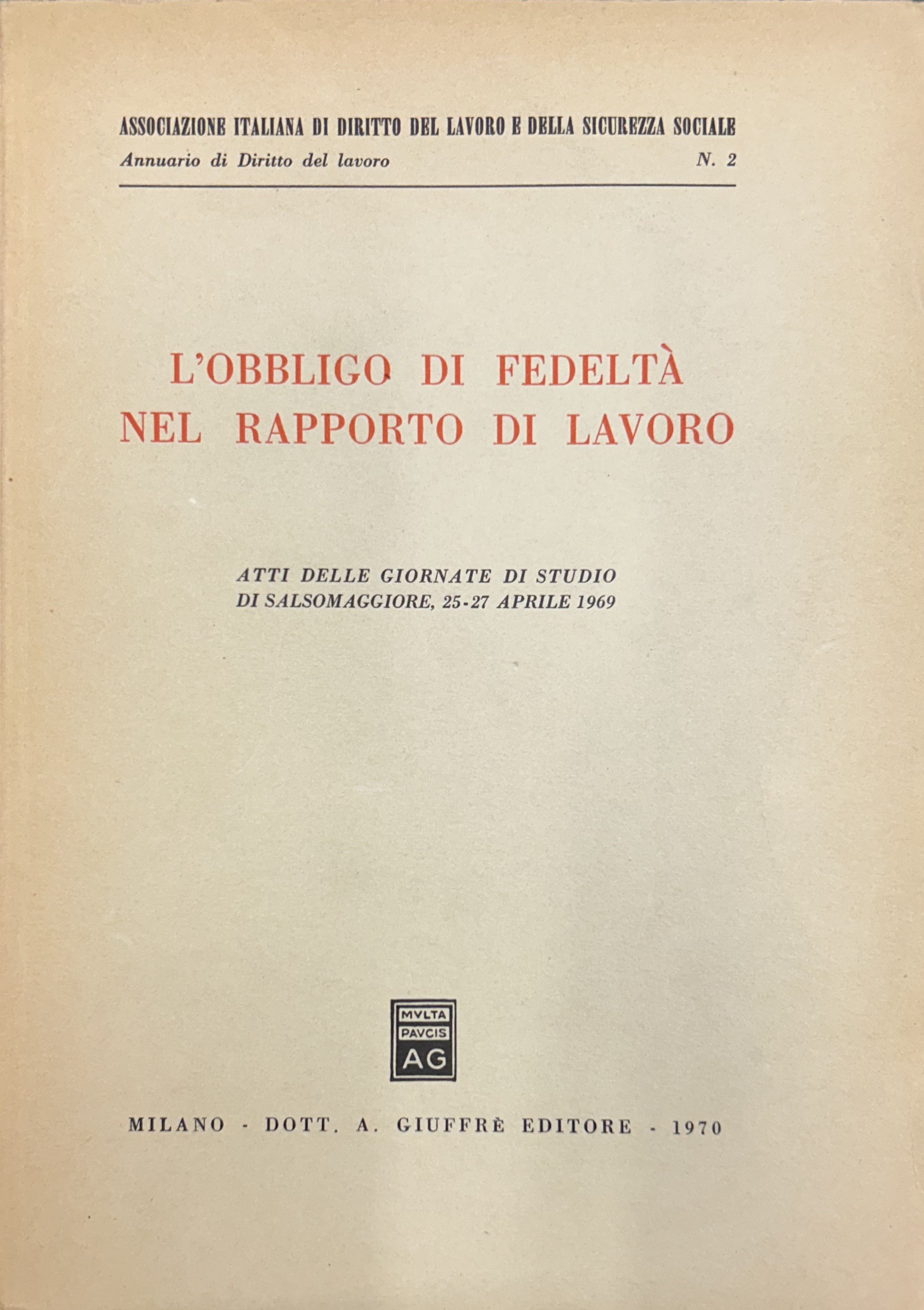 L'obbligo di fedeltà nel rapporto di lavoro