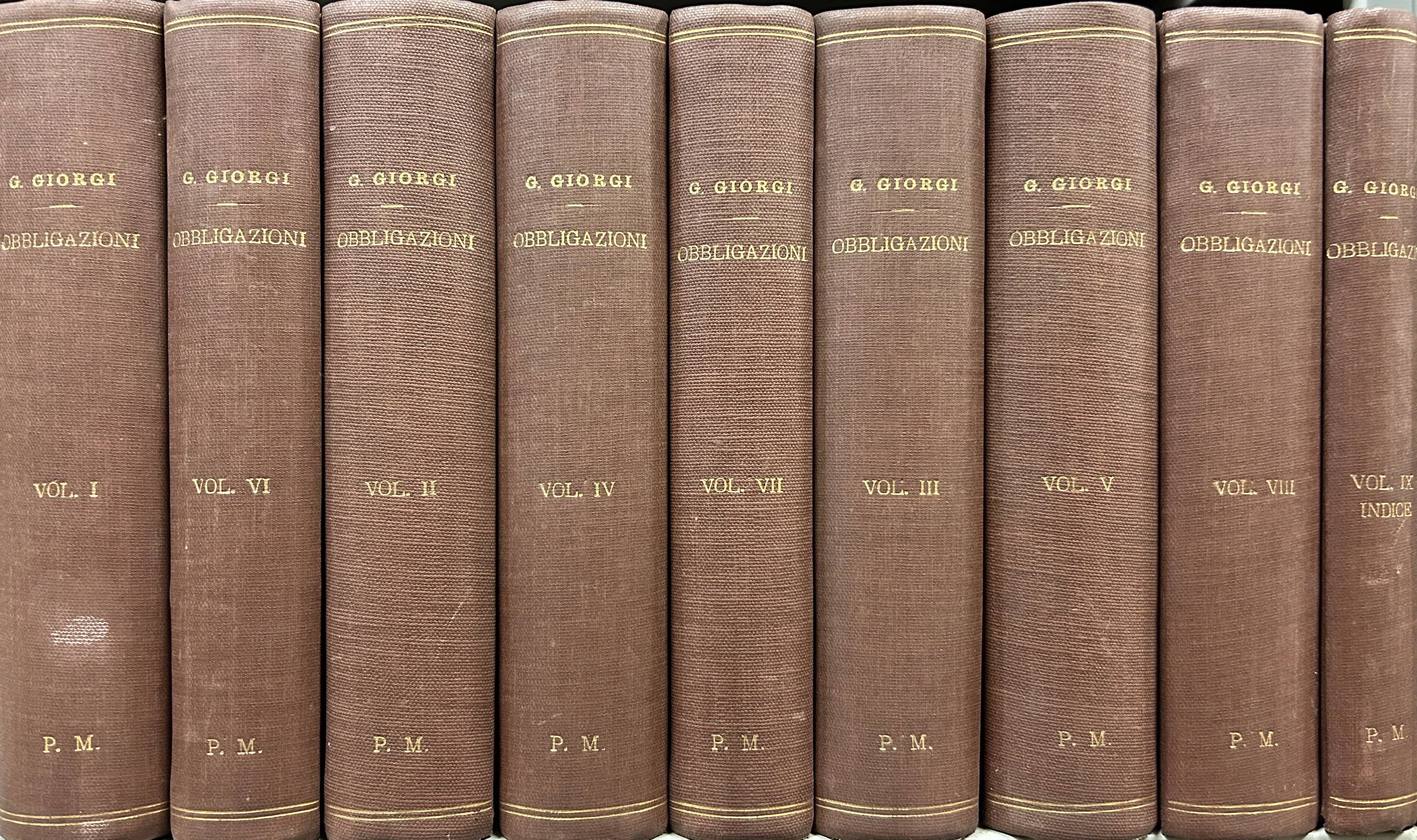 Teoria delle obbligazioni nel diritto moderno italiano