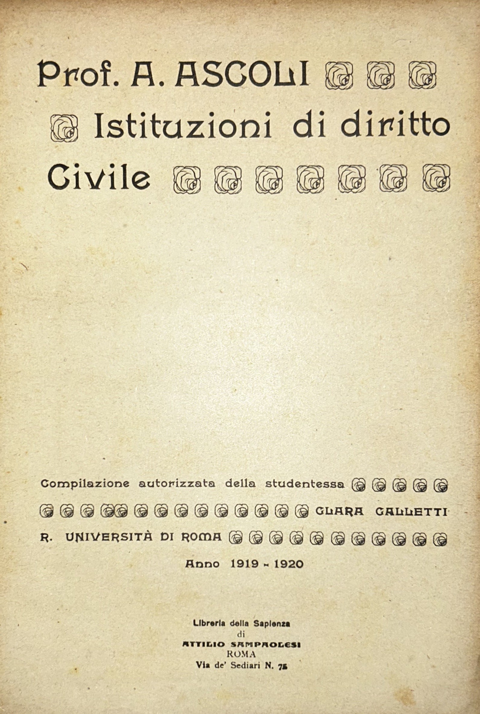 Istituzioni di diritto civile
