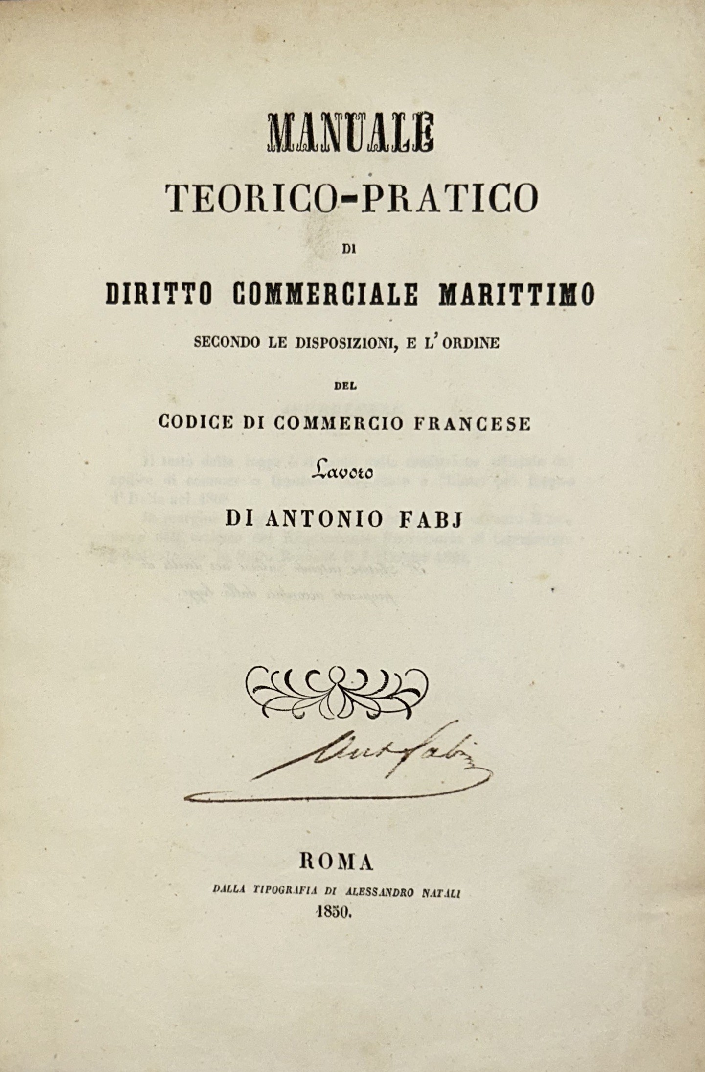 Manuale teorico-pratico di diritto commerciale marittimo