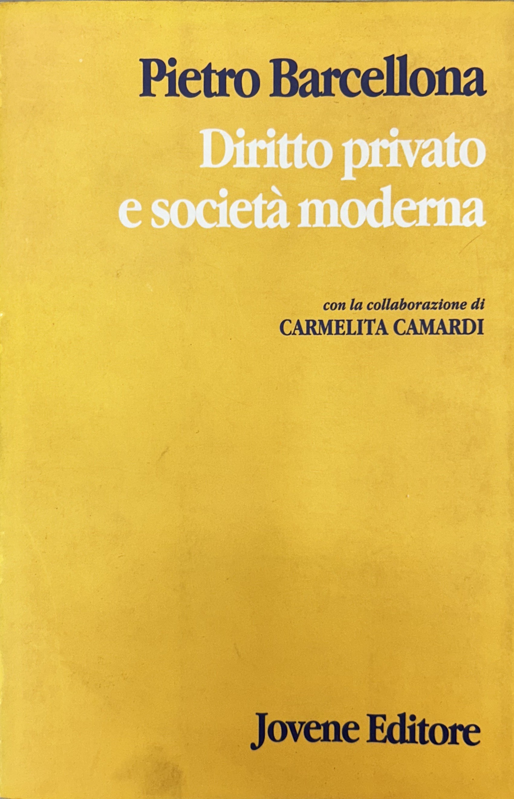 Diritto privato e società moderna
