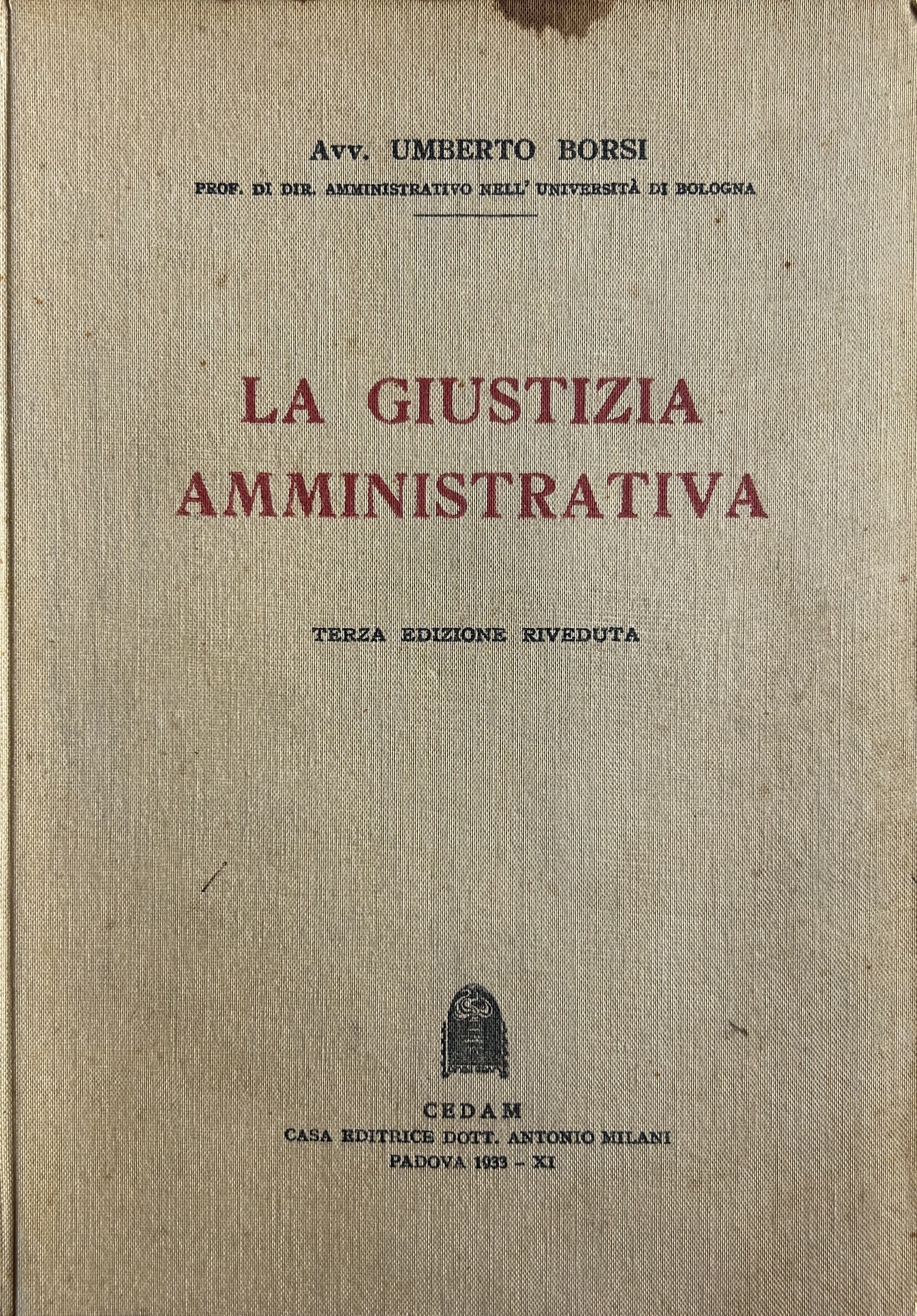 La giustizia amministrativa
