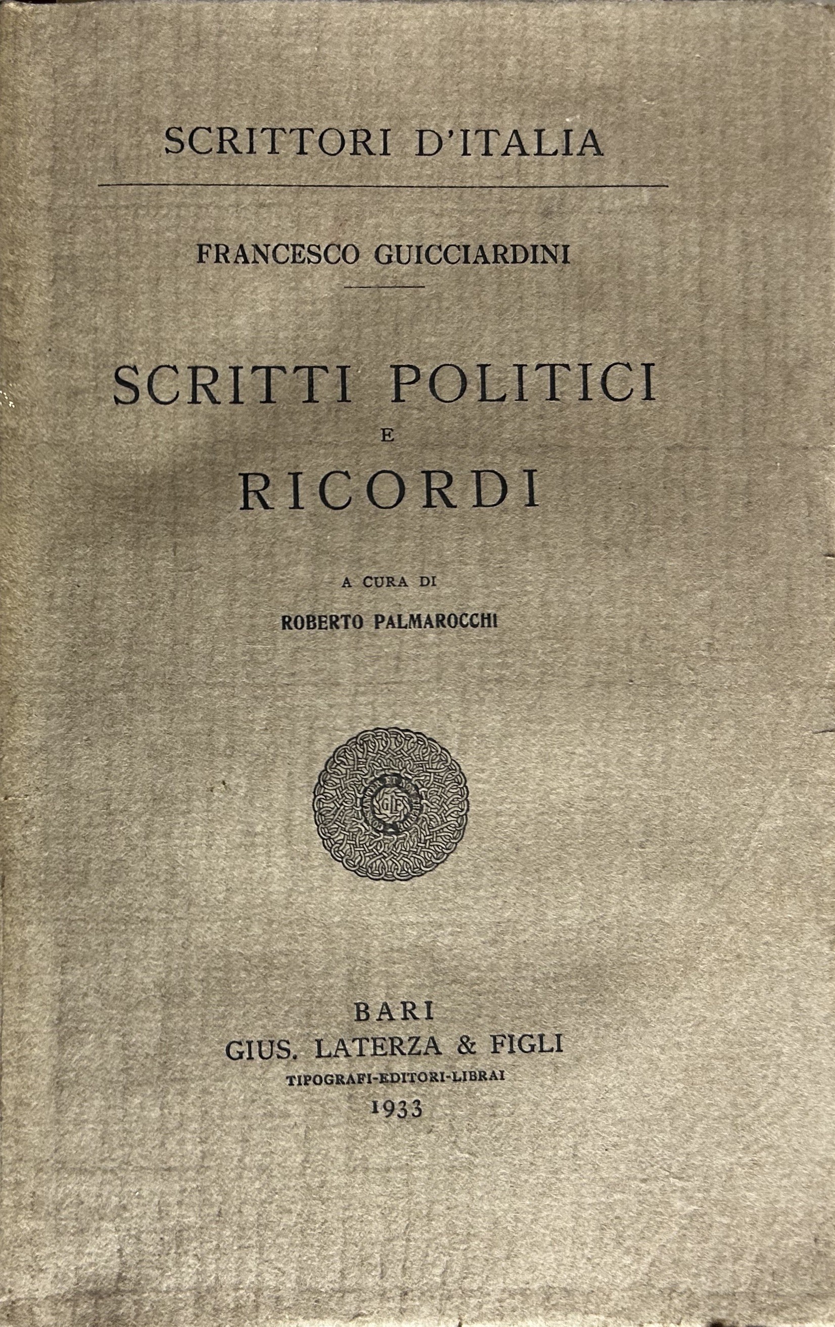 Scritti politici e ricordi