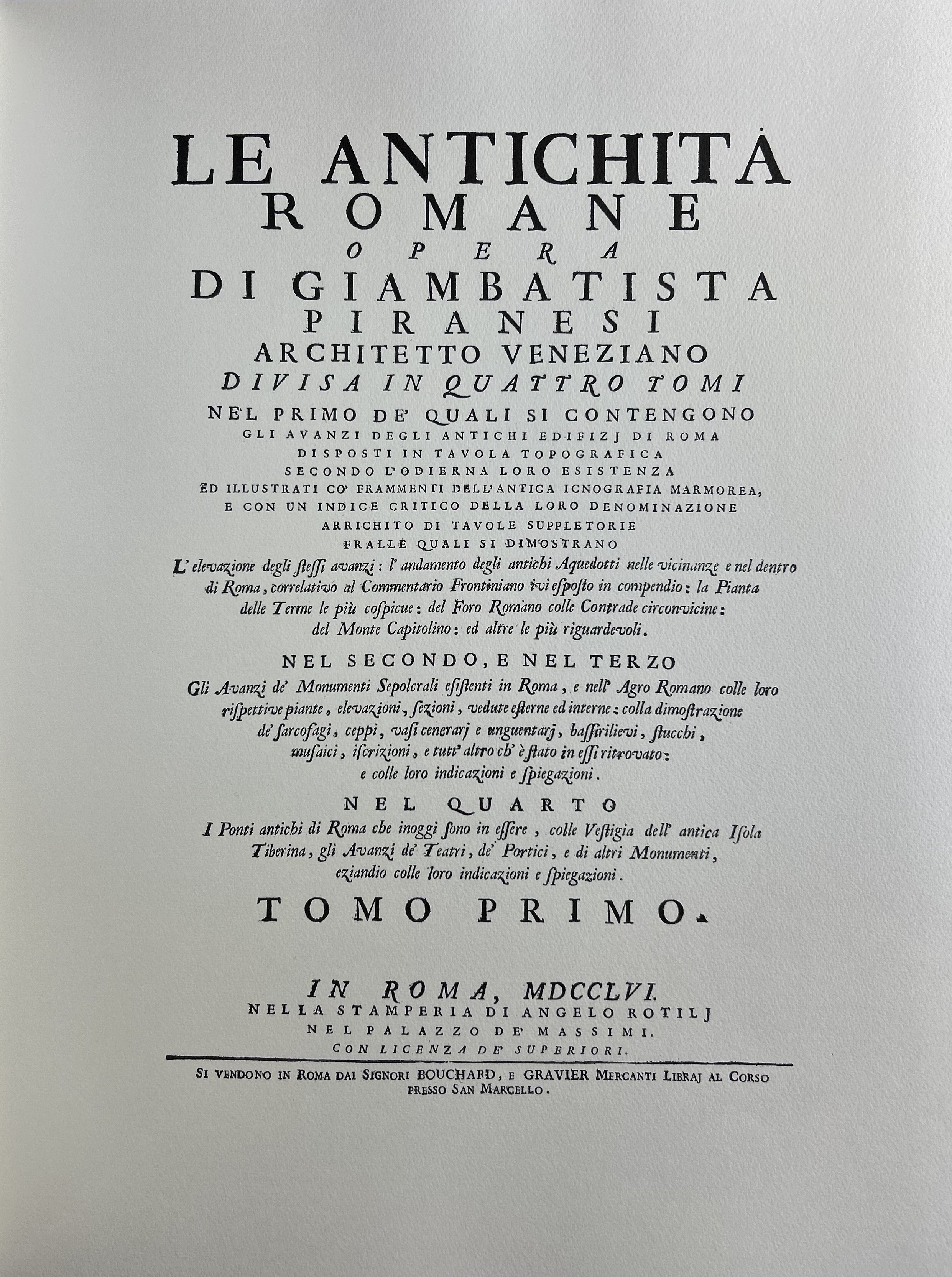 Le antichità romane