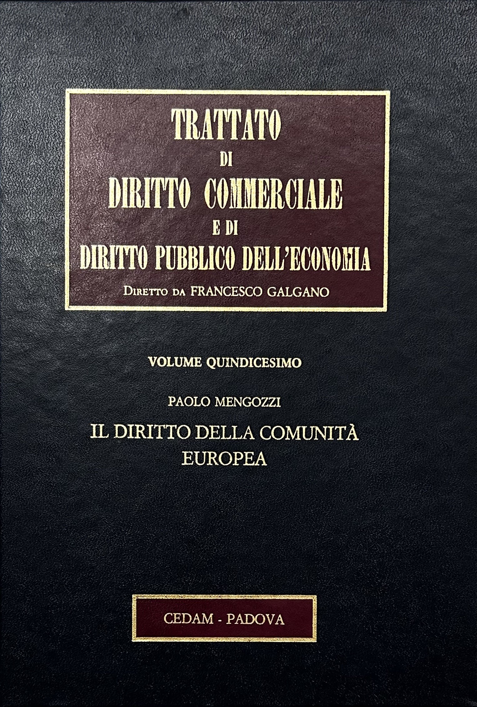 Il diritto della Comunità Europea