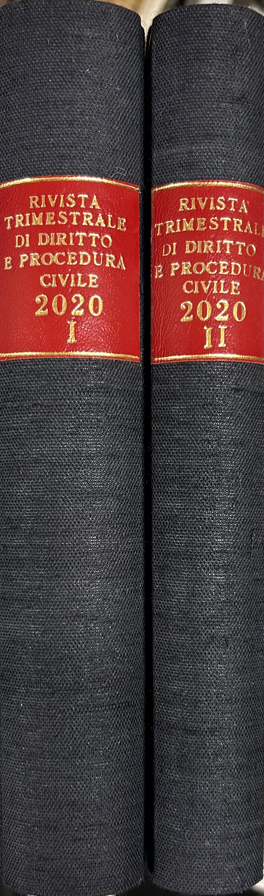 Rivista trimestrale di diritto e procedura civile