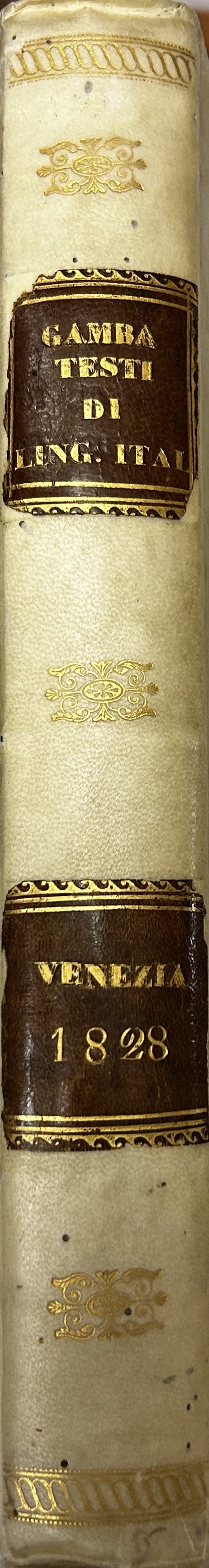 Serie dei testi di lingua italiana