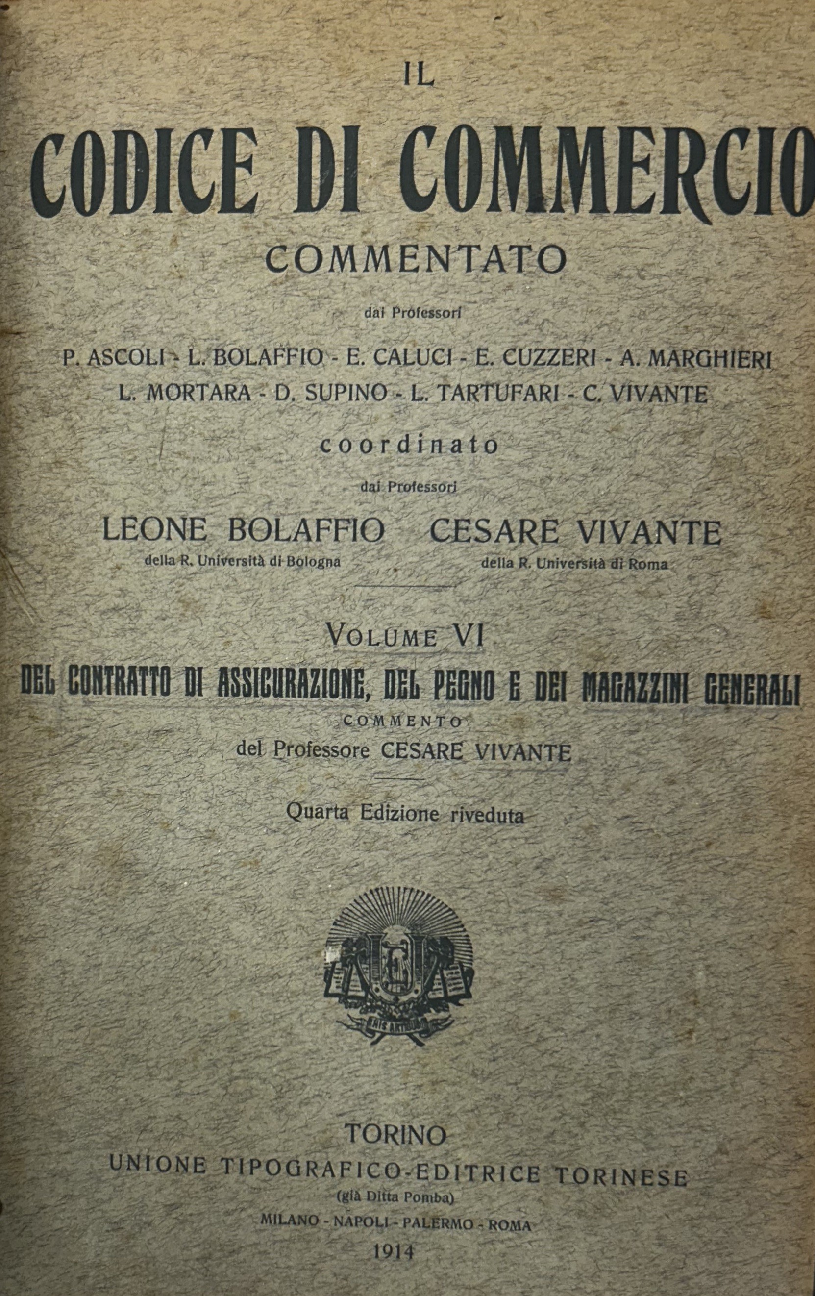 Del contratto di assicurazione