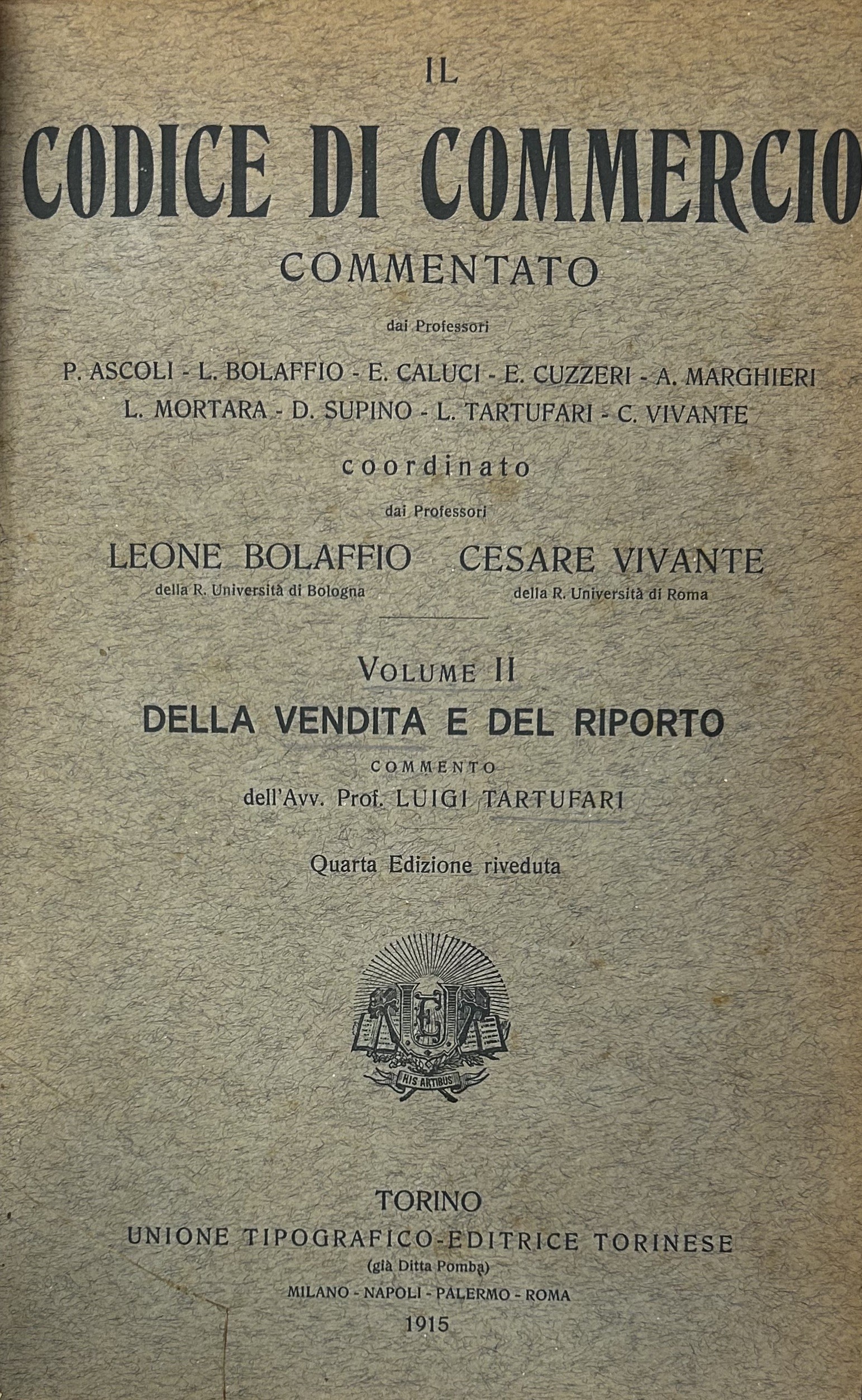 Della vendita e del riporto