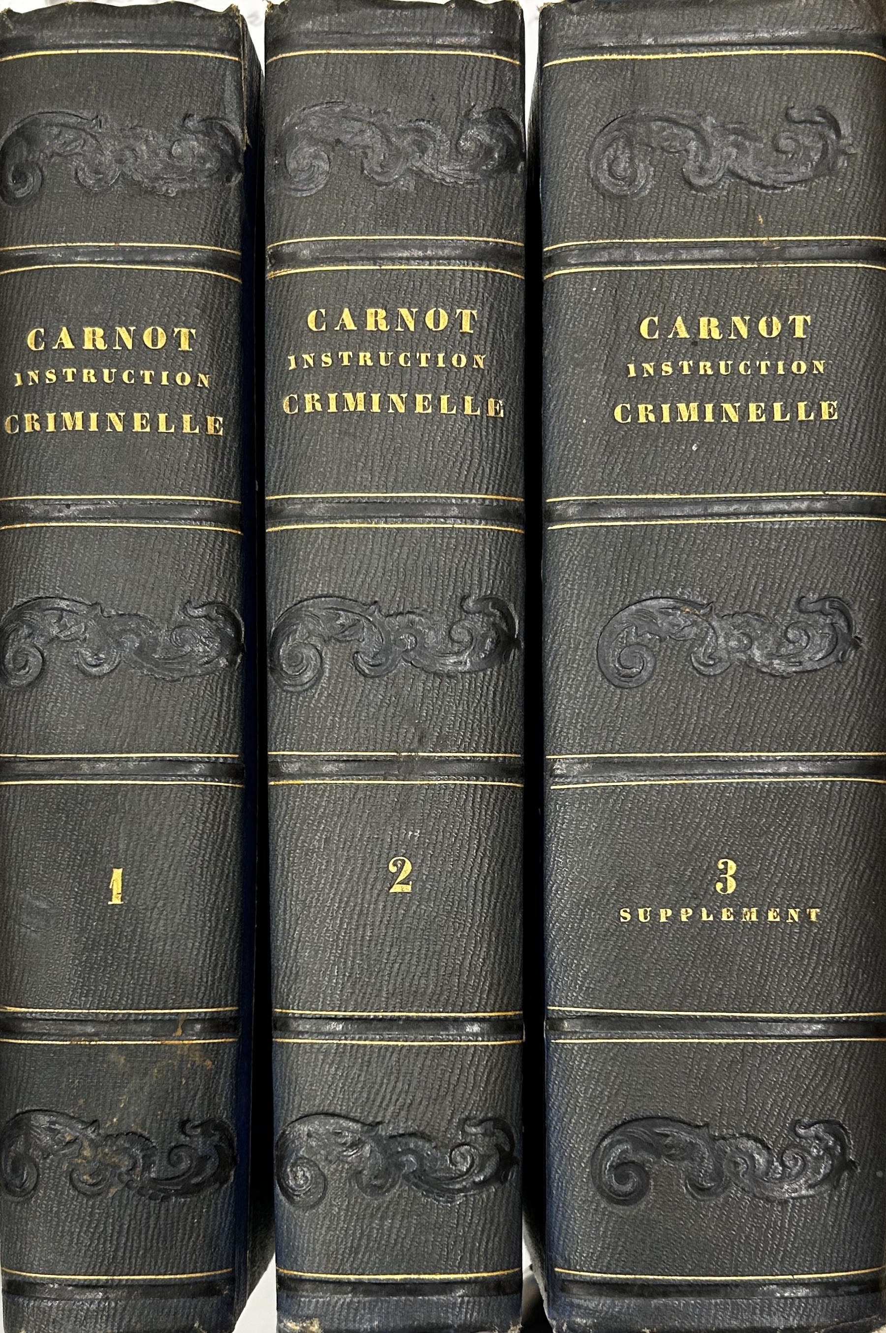 De l'instruction criminelle