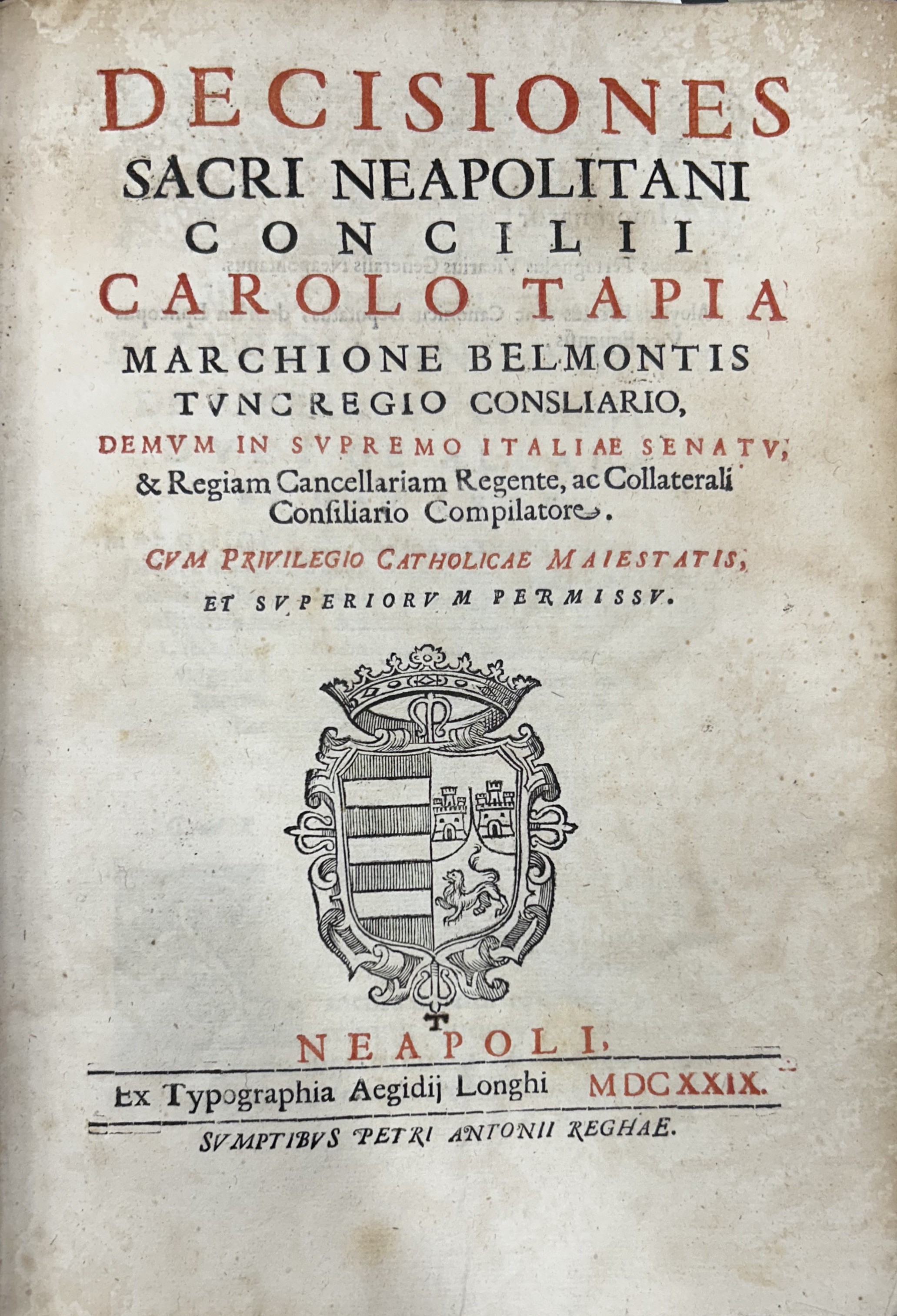 Decisiones Sacri Neapolitani Concilii