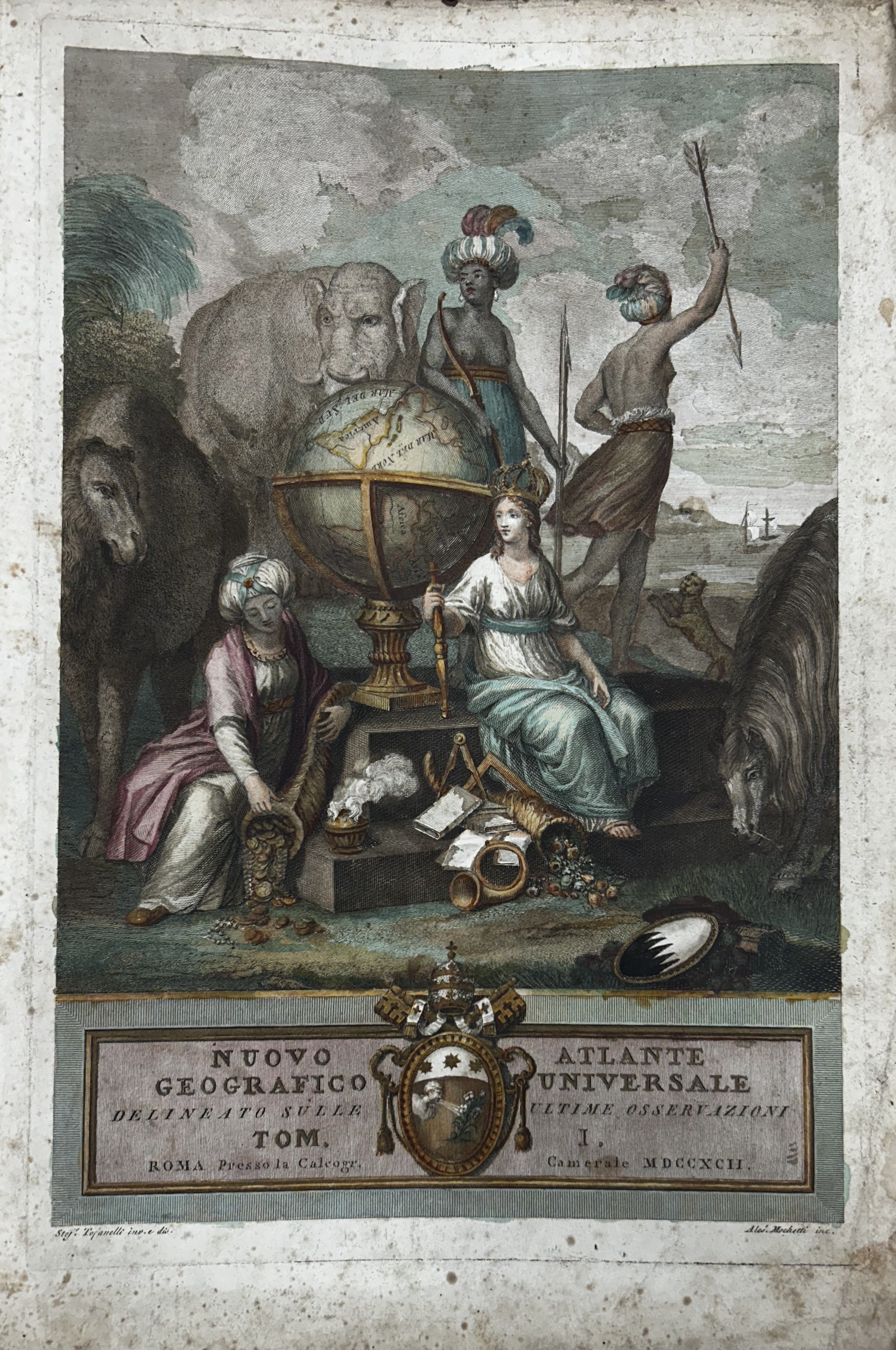 Nuovo atlante geografico universale delineato sulle ultime osservazioni