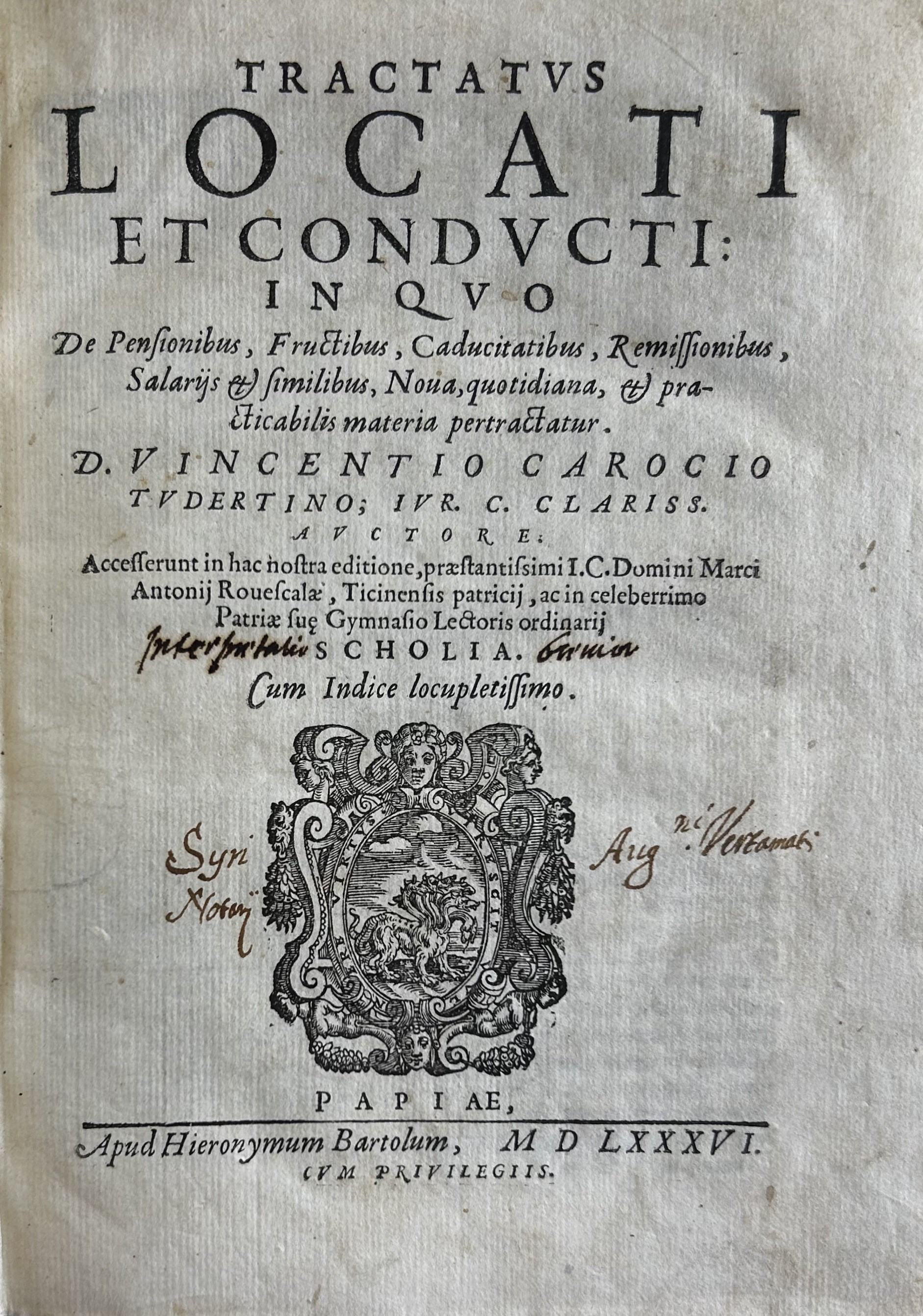 Tractatus locati et conducti