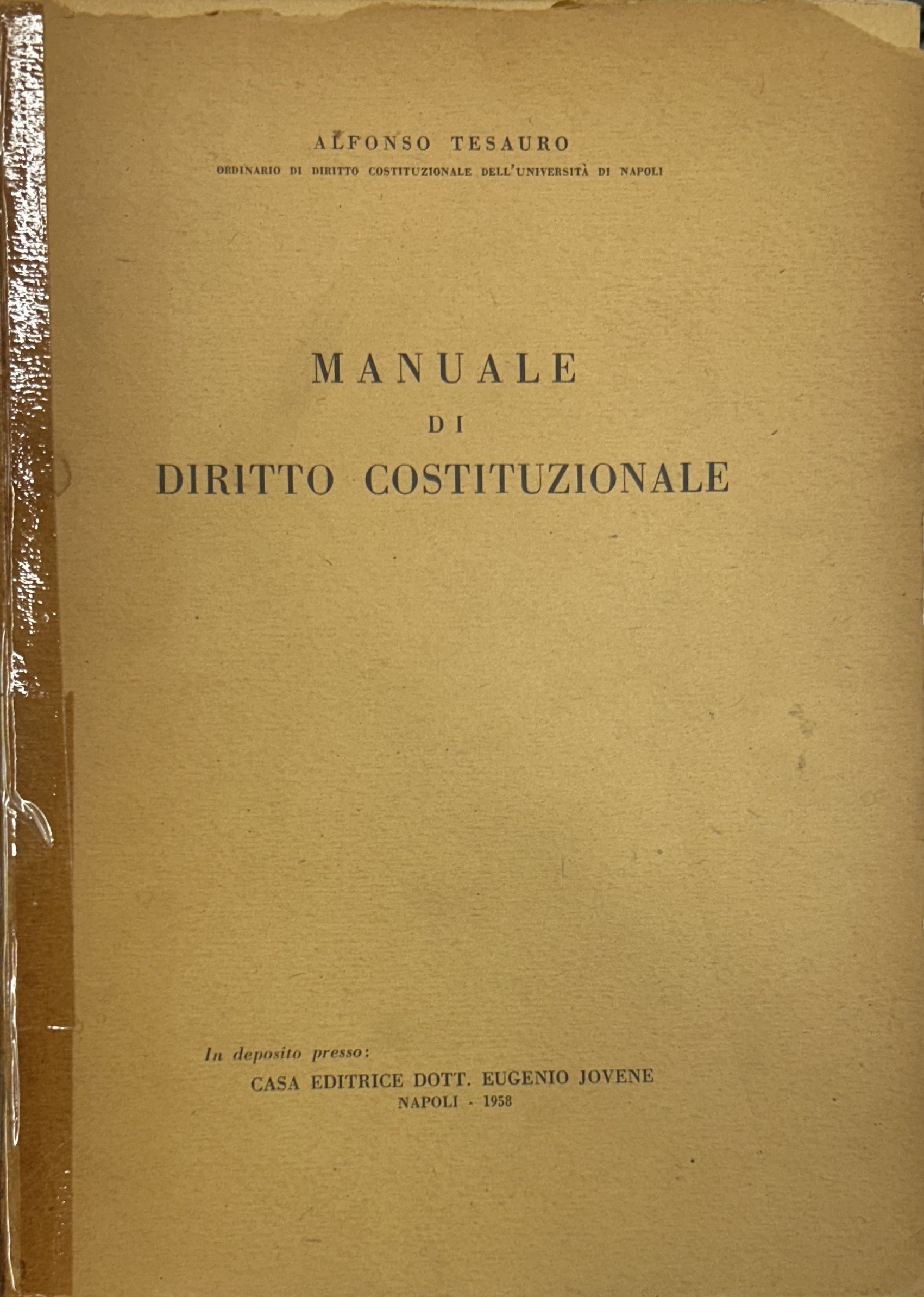 Manuale di diritto costituzionale