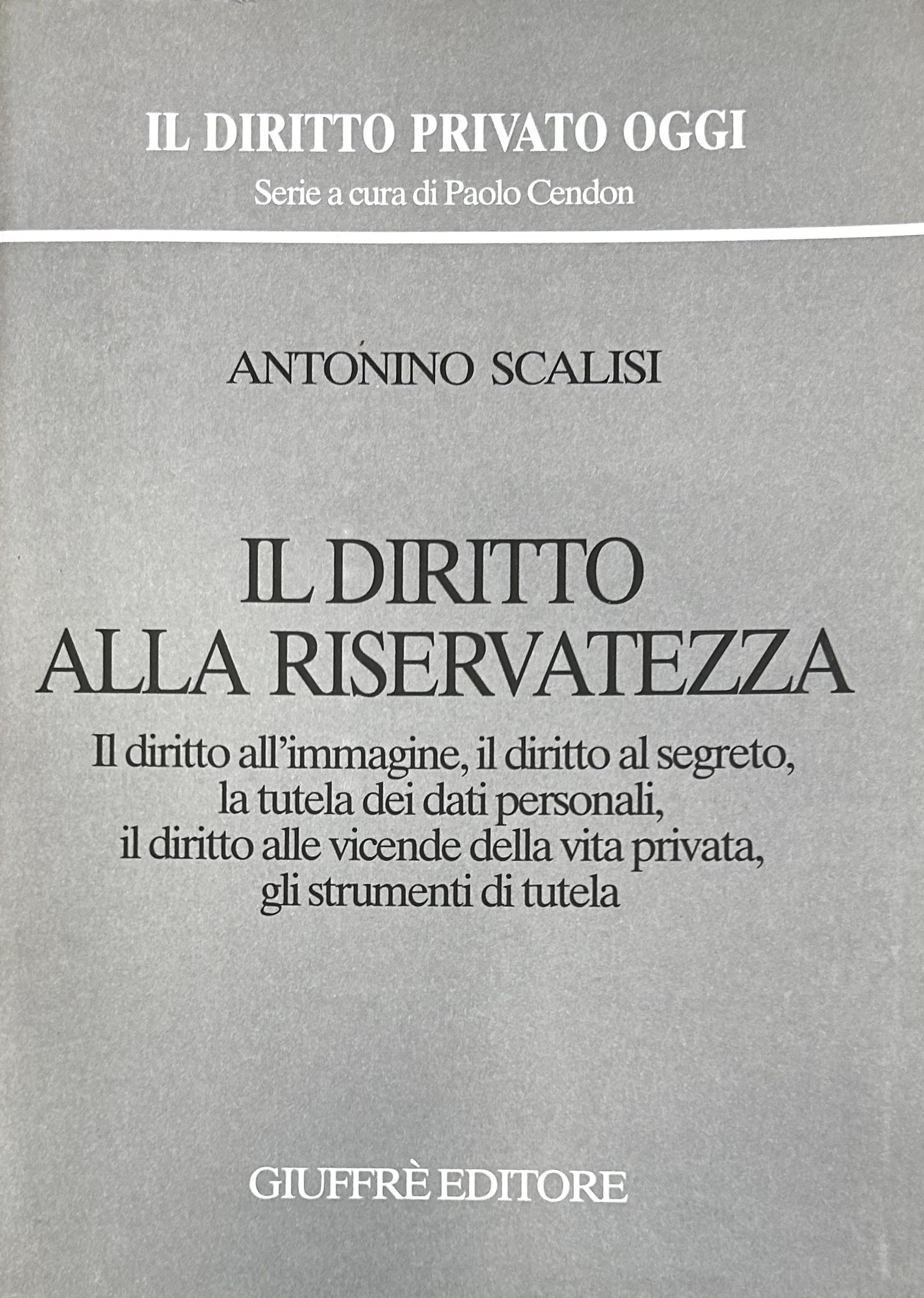 Il diritto alla riservatezza
