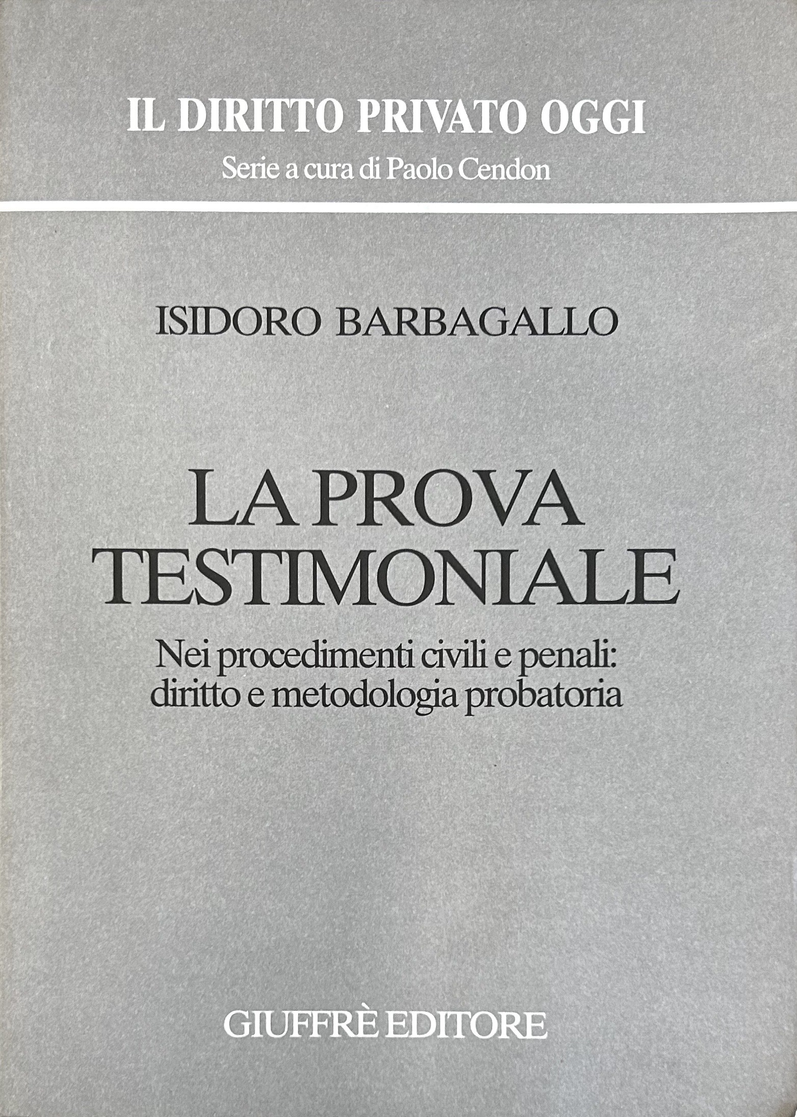 La prova testimoniale