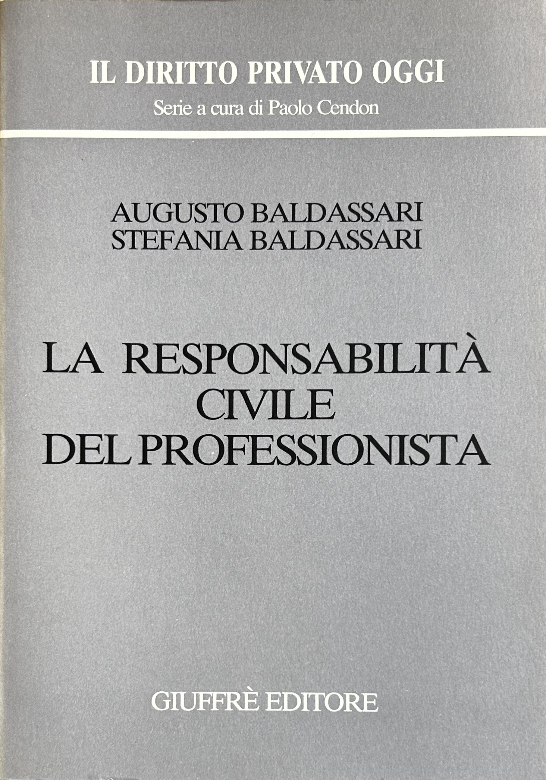 La responsabilità civile del professionista