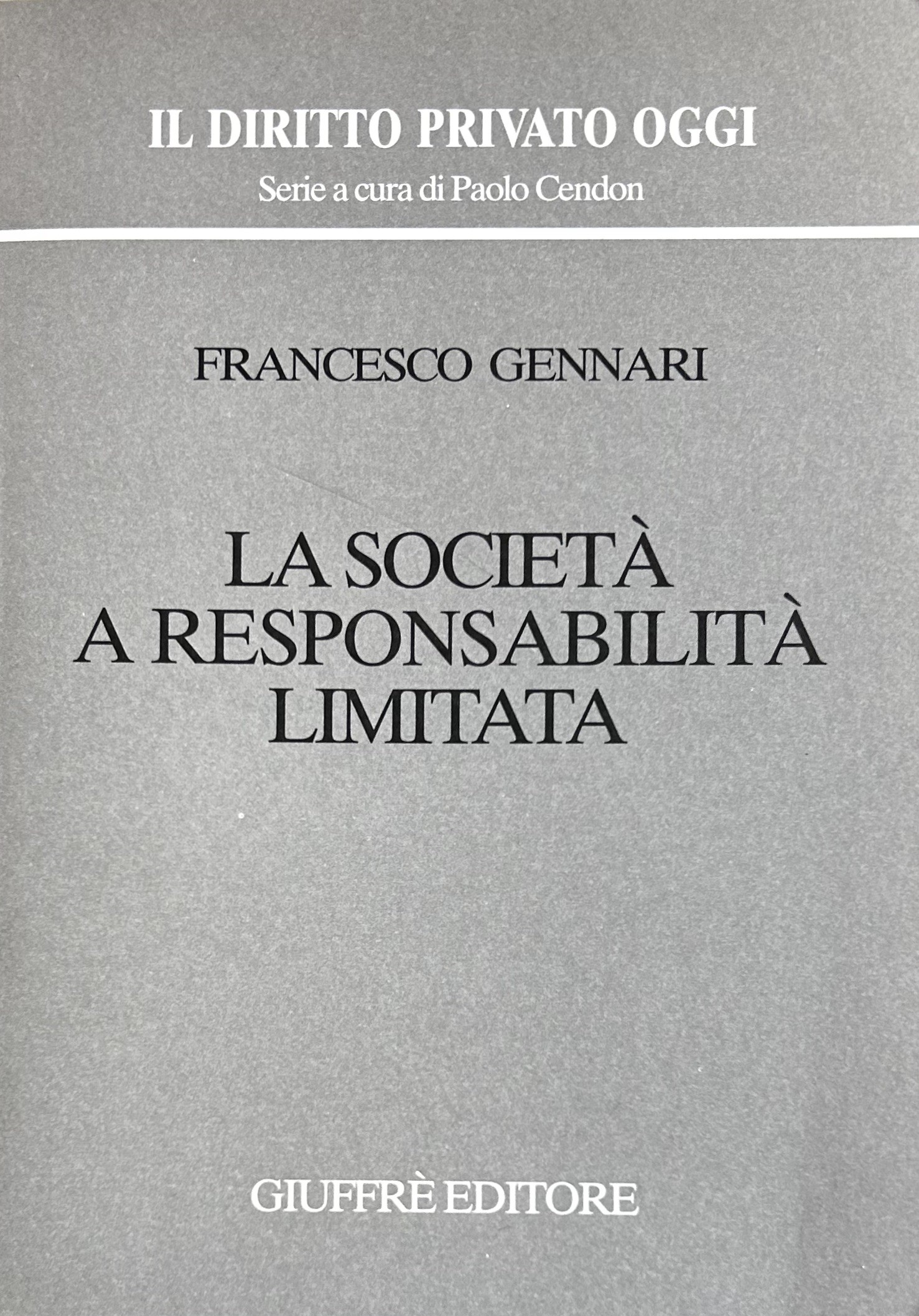 La società a responsabilità limitata