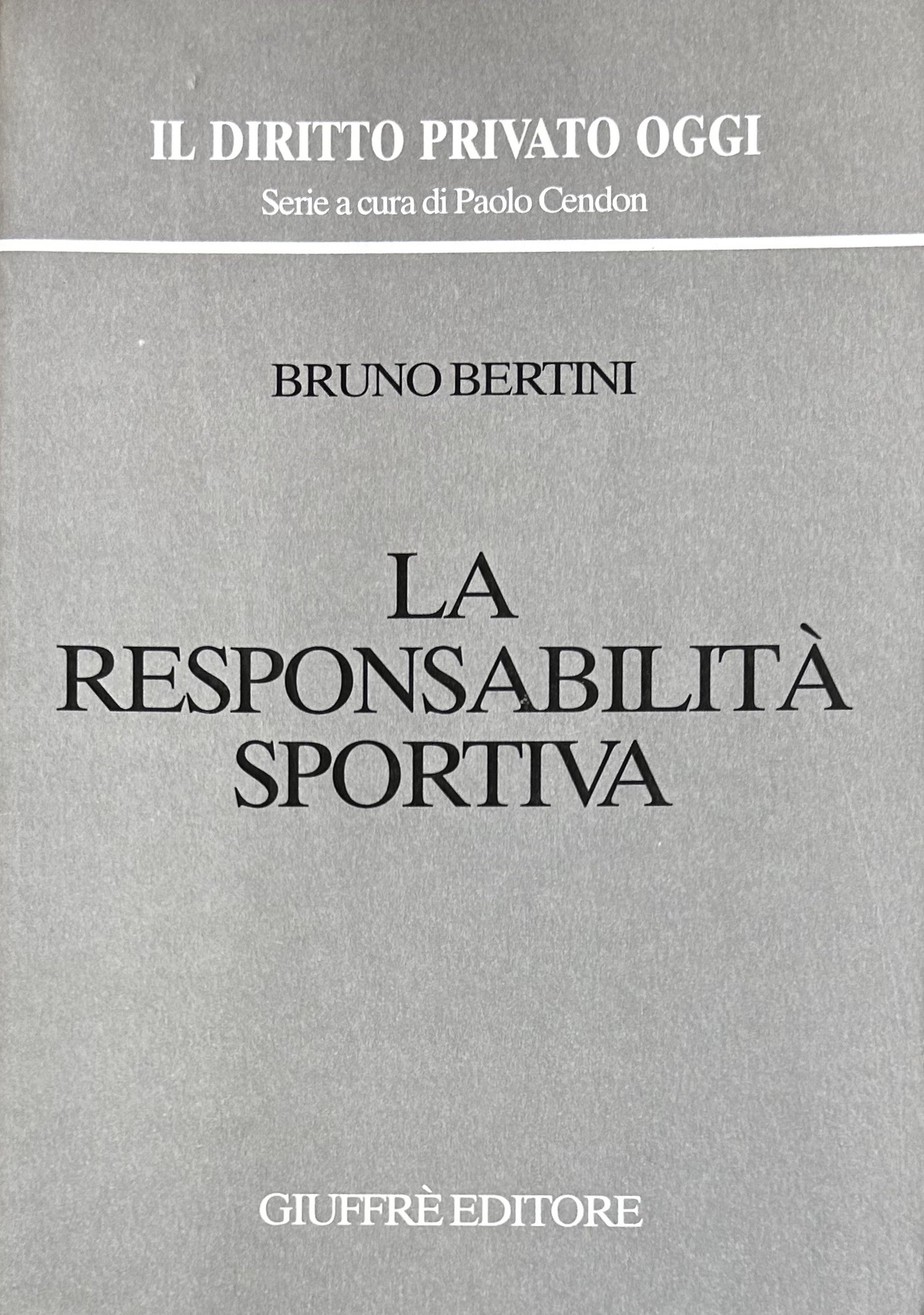 La responsabilità sportiva