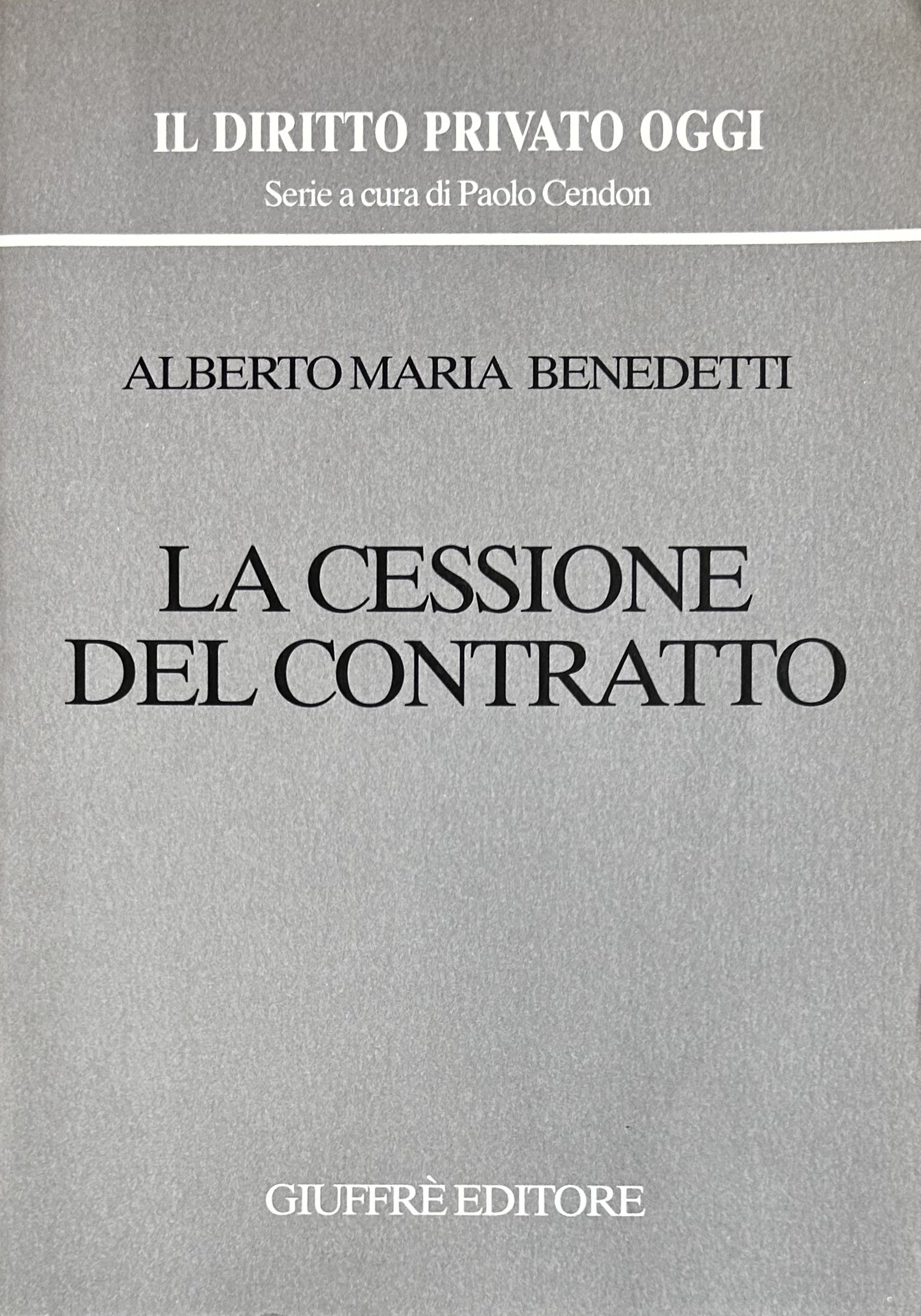 La cessione del contratto