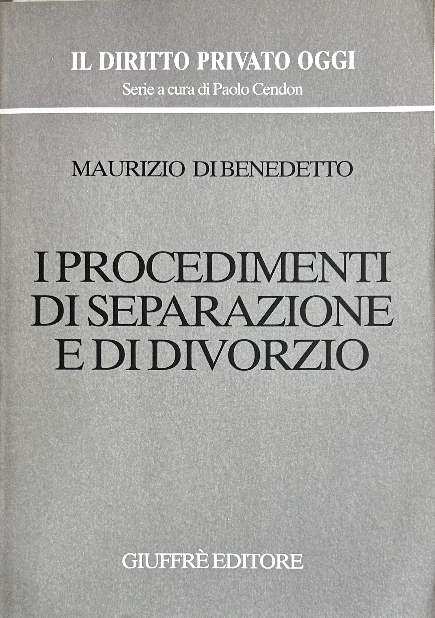 I procedimenti di separazione e di divorzio
