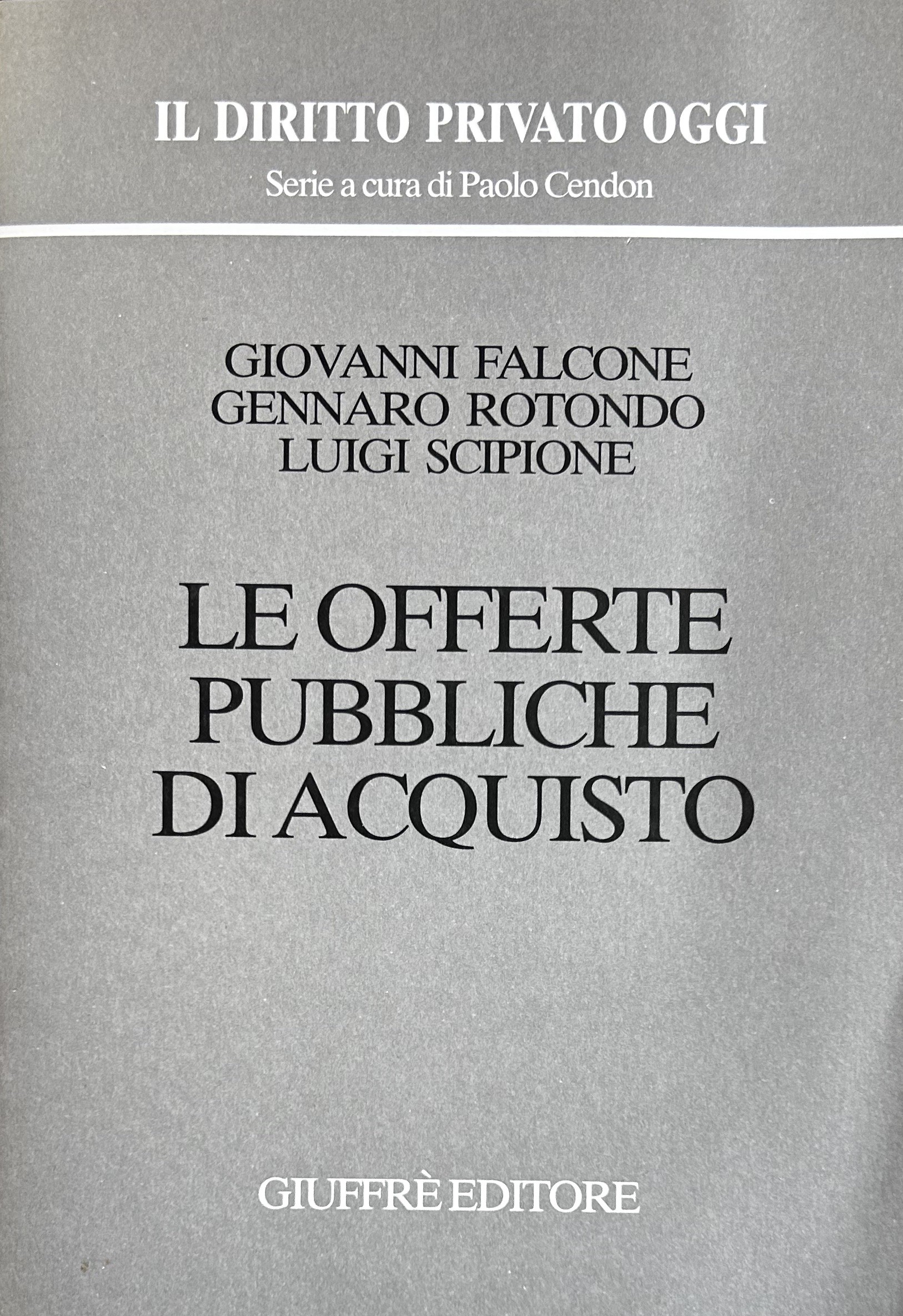 Le offerte pubbliche di acquisto