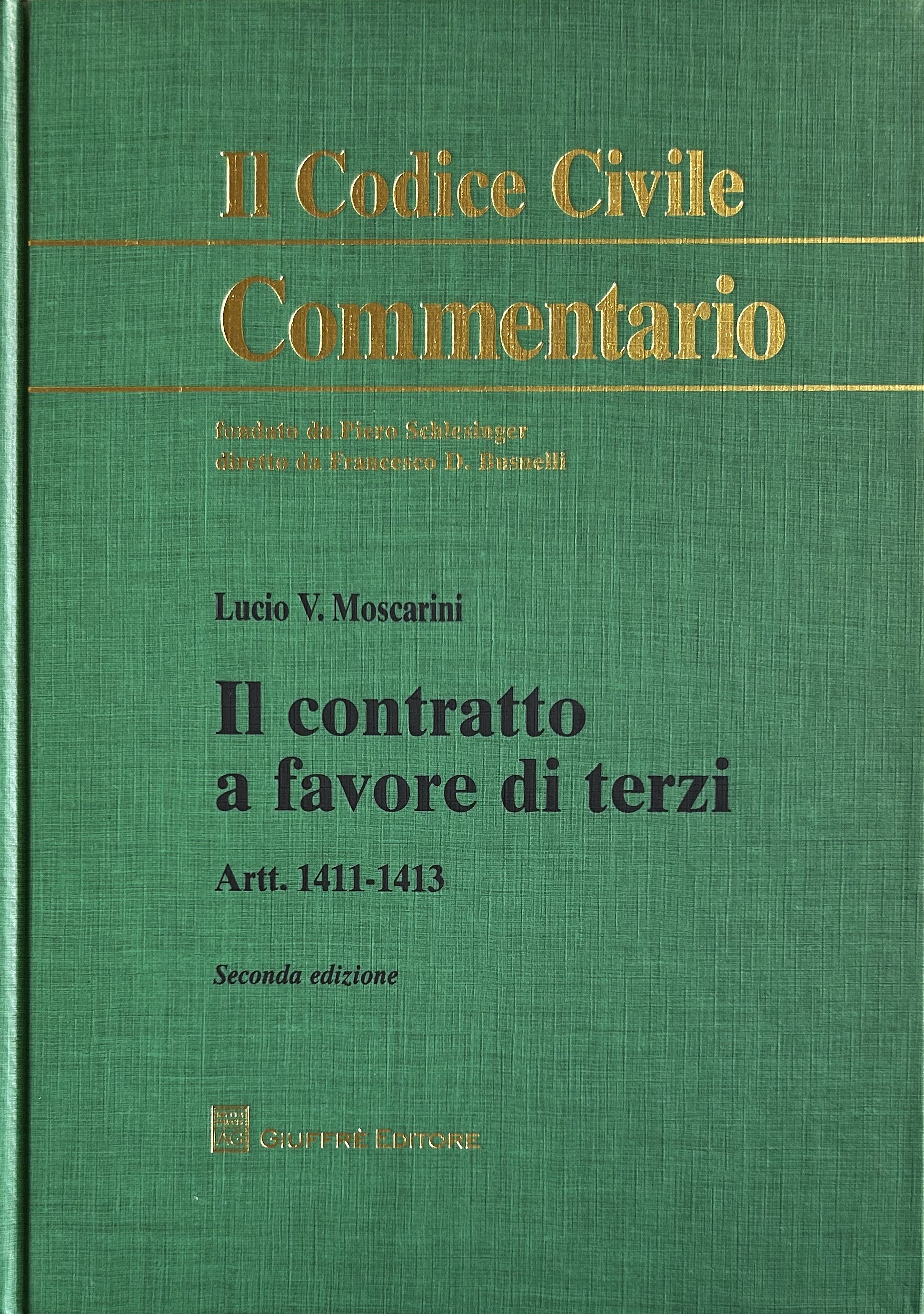 Il contratto a favore di terzi. Artt. 1411-1413