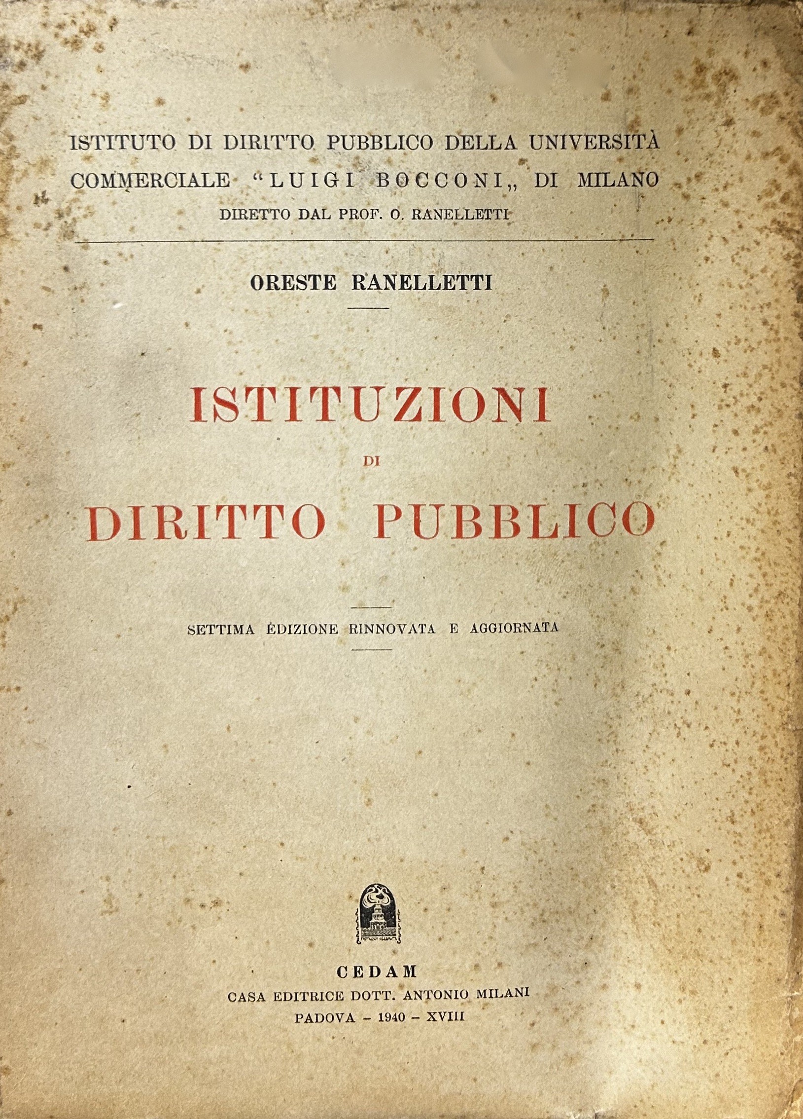 Istituzioni di diritto pubblico