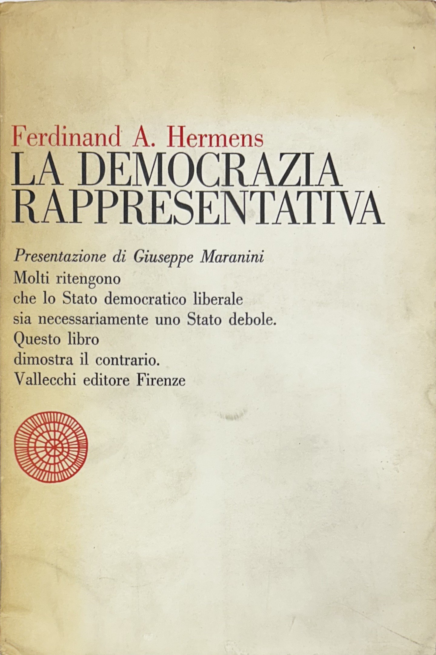 La democrazia rappresentativa