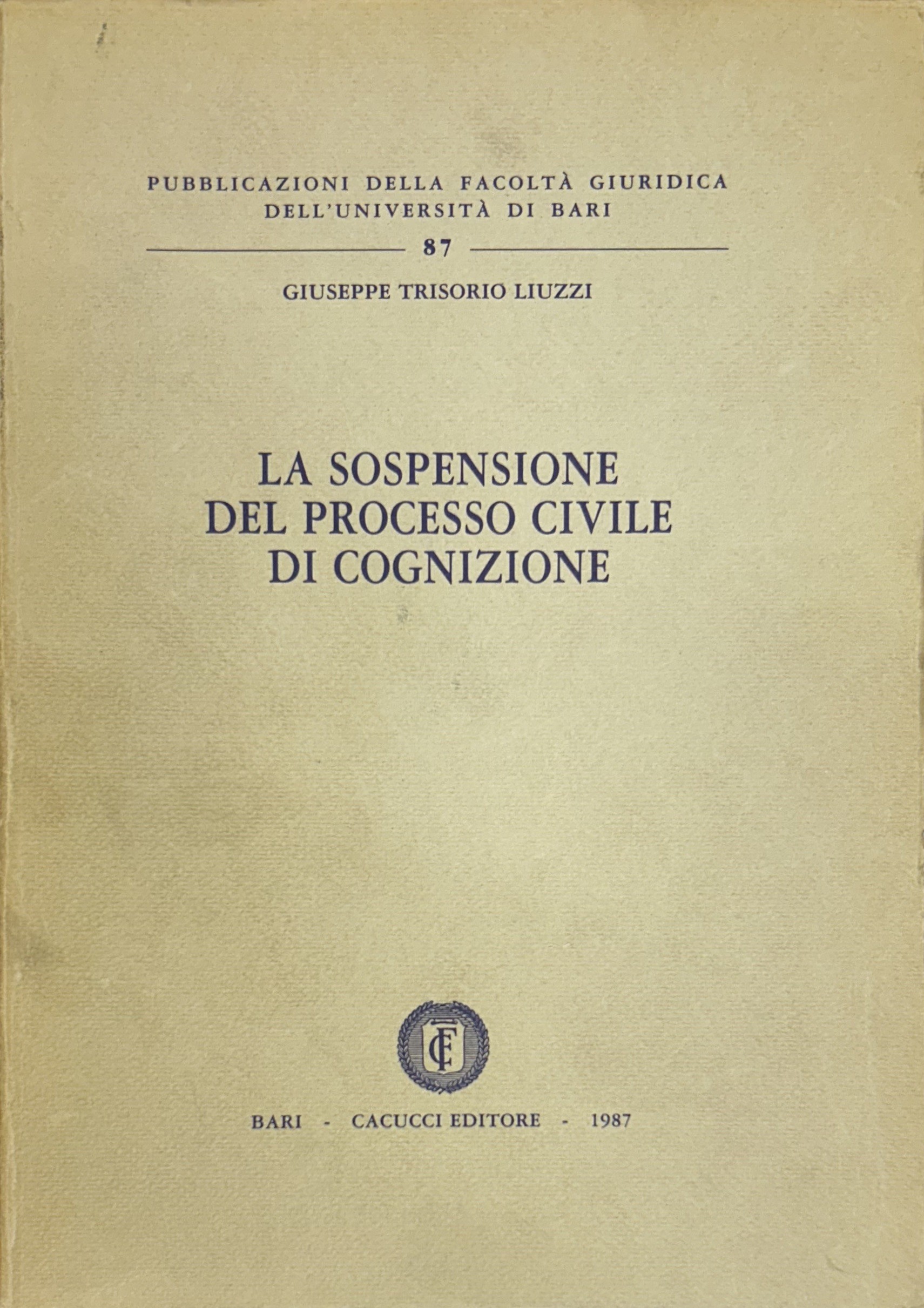La sospensione del processo civile di cognizione
