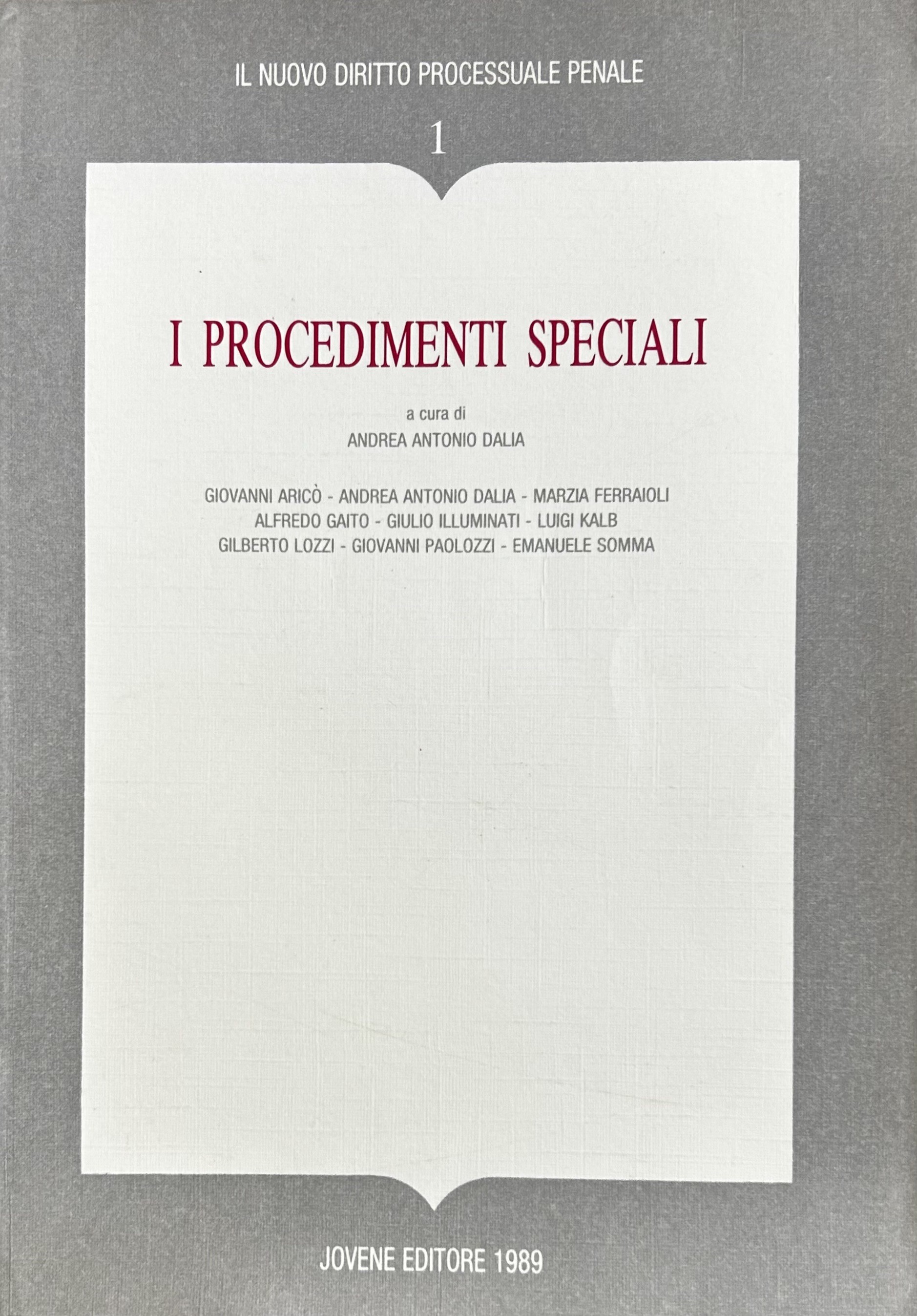 I procedimenti speciali