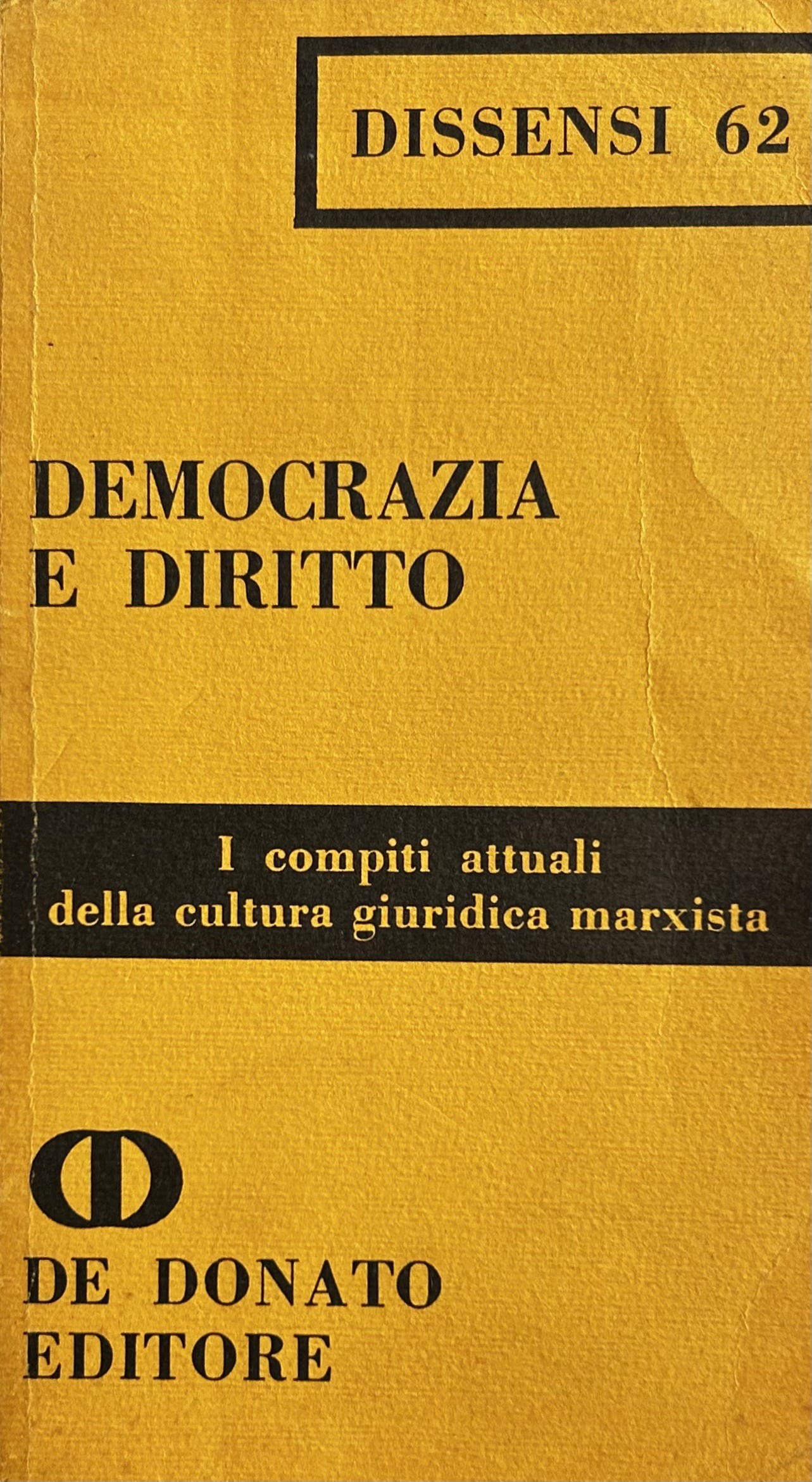 Democrazia e diritto