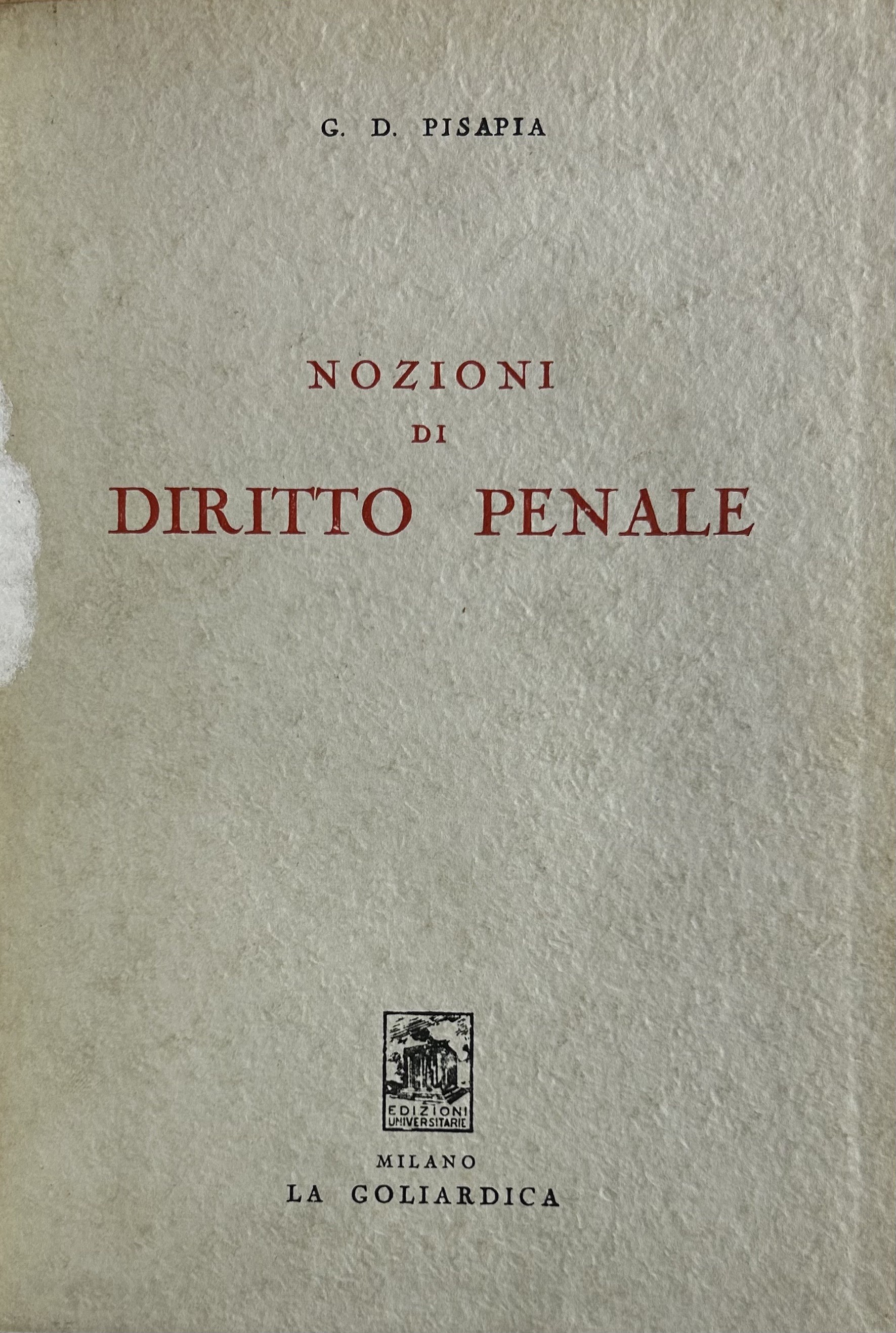 Nozioni di diritto penale