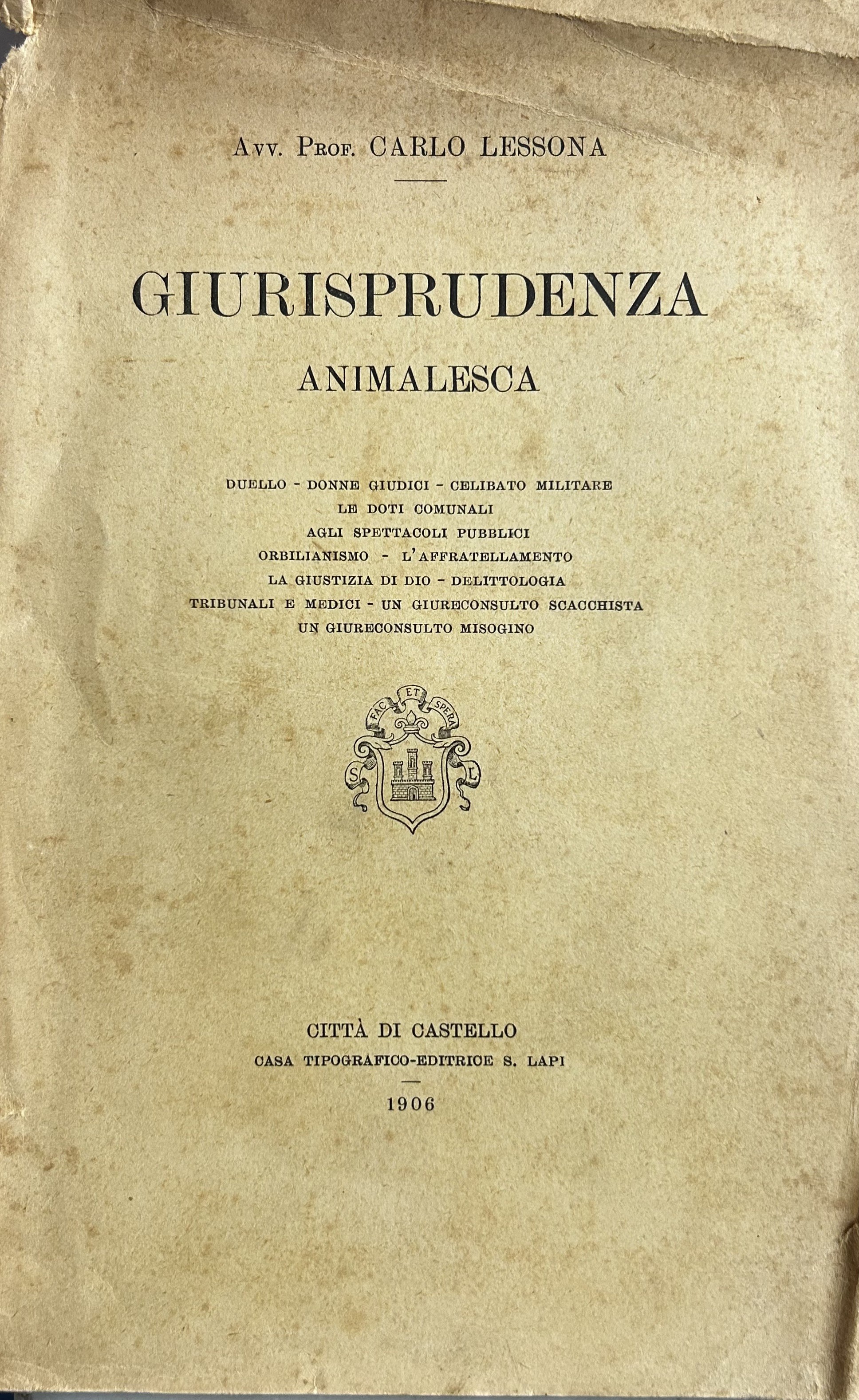 Giurisprudenza animalesca