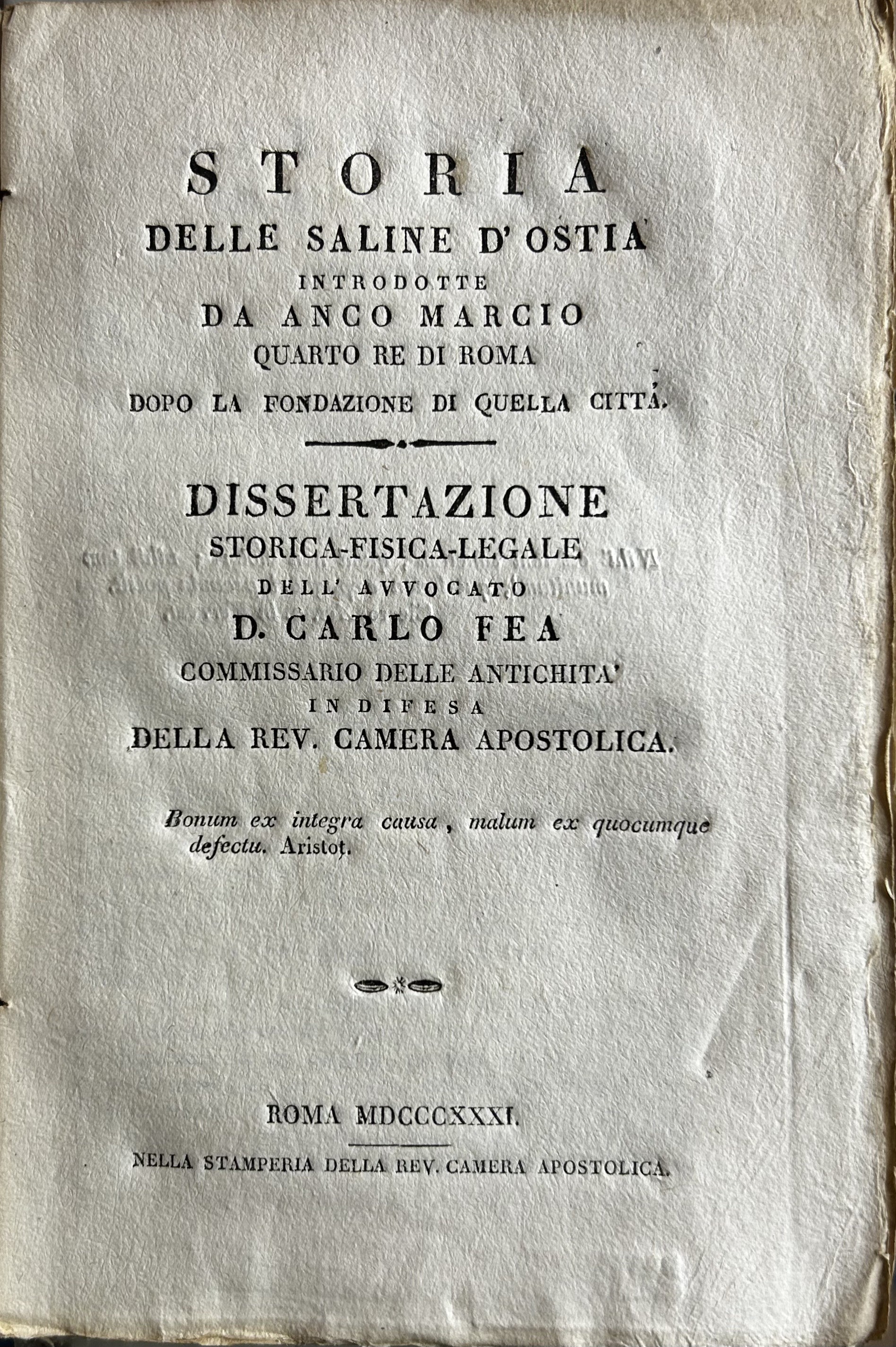 Storia delle saline d'Ostia