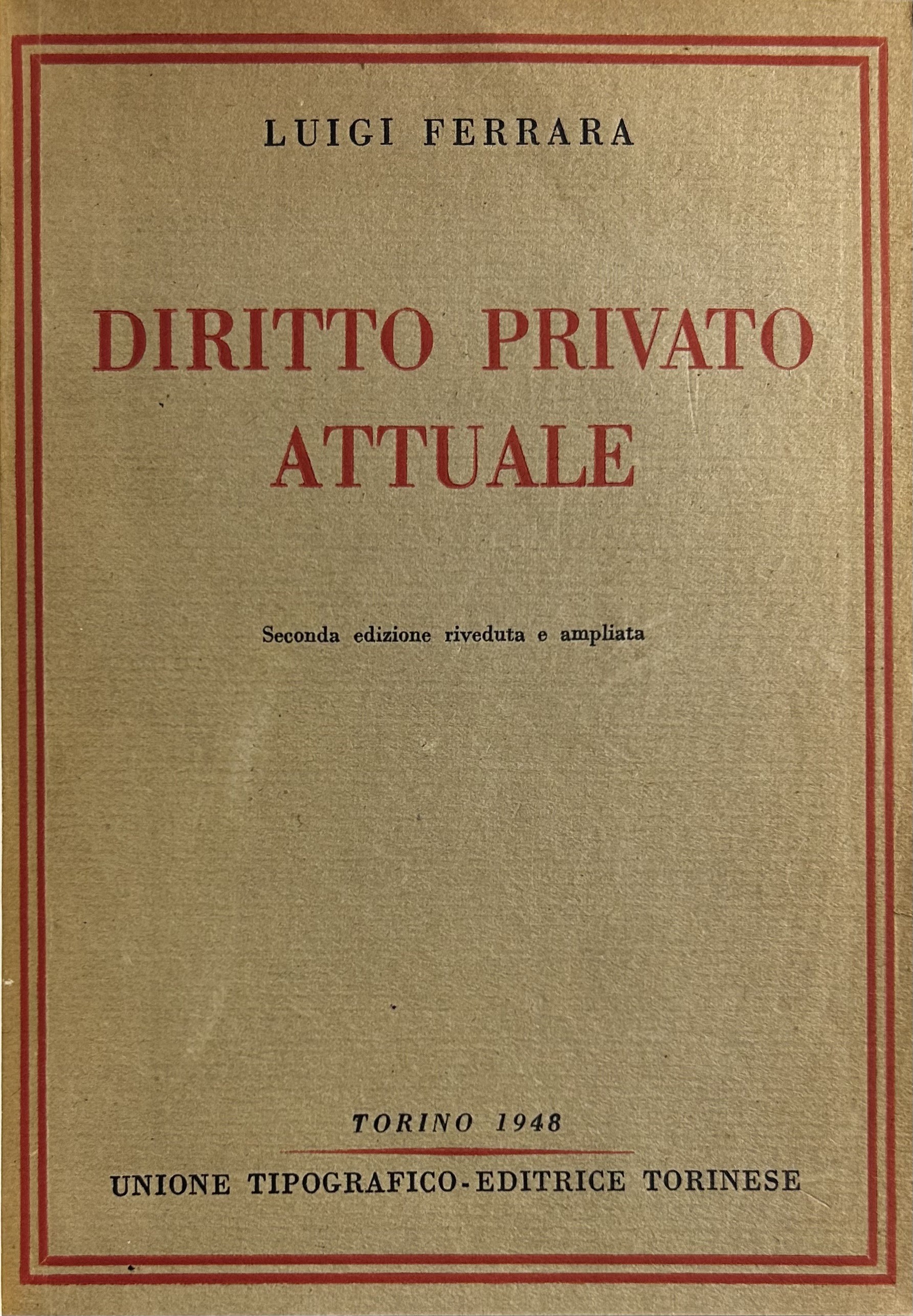 Diritto privato attuale