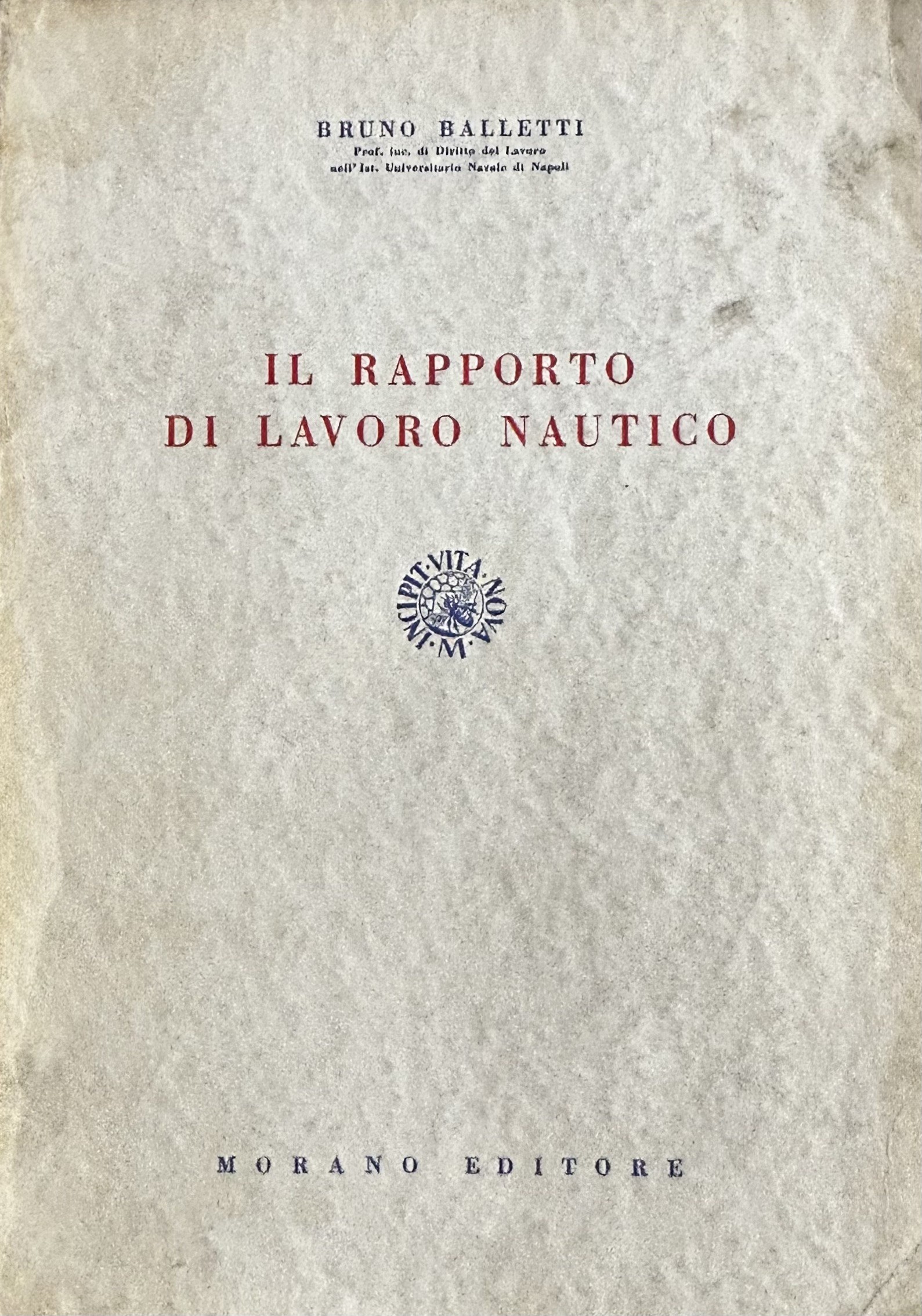 Il rapporto di lavoro nautico