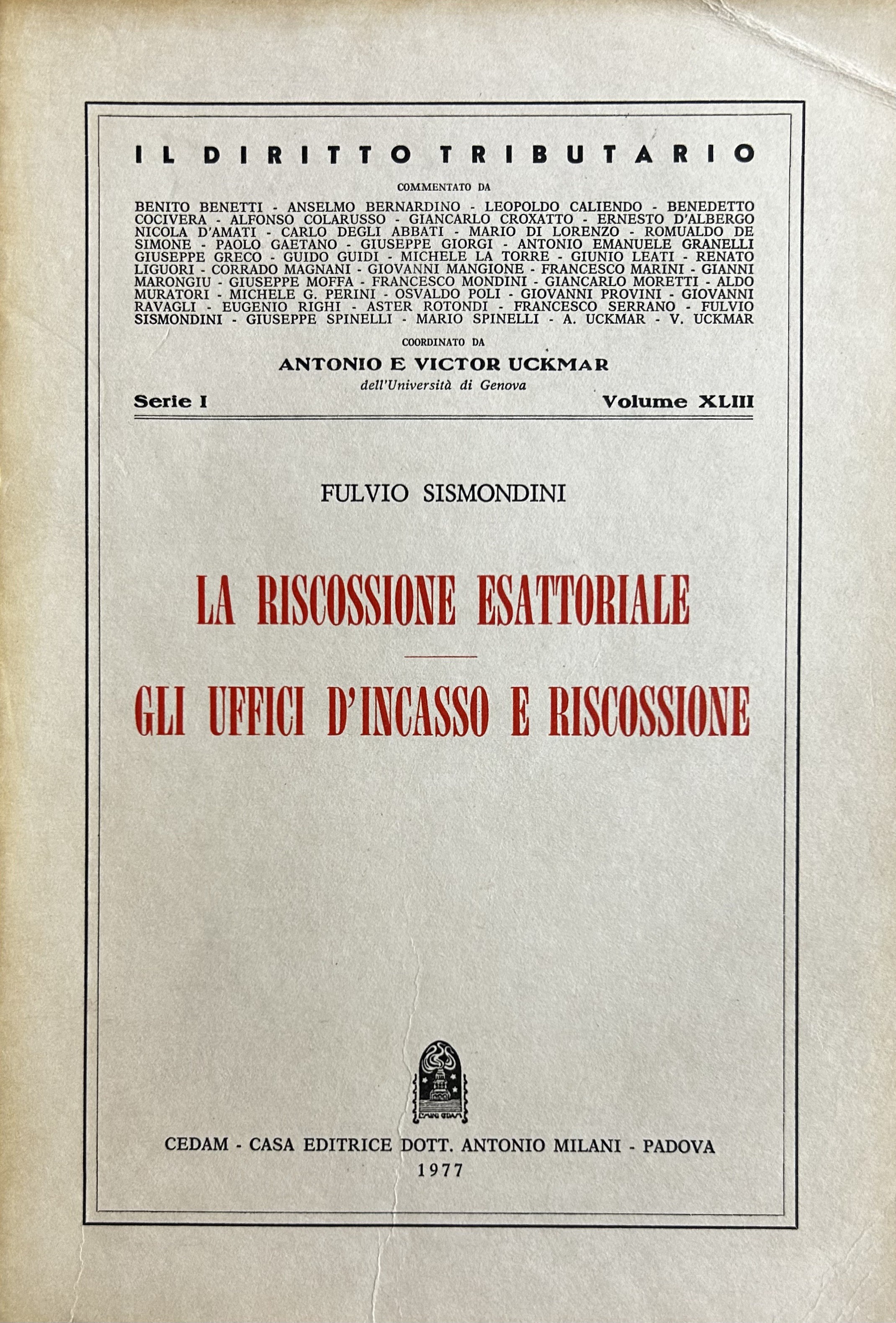 La riscossione esattoriale