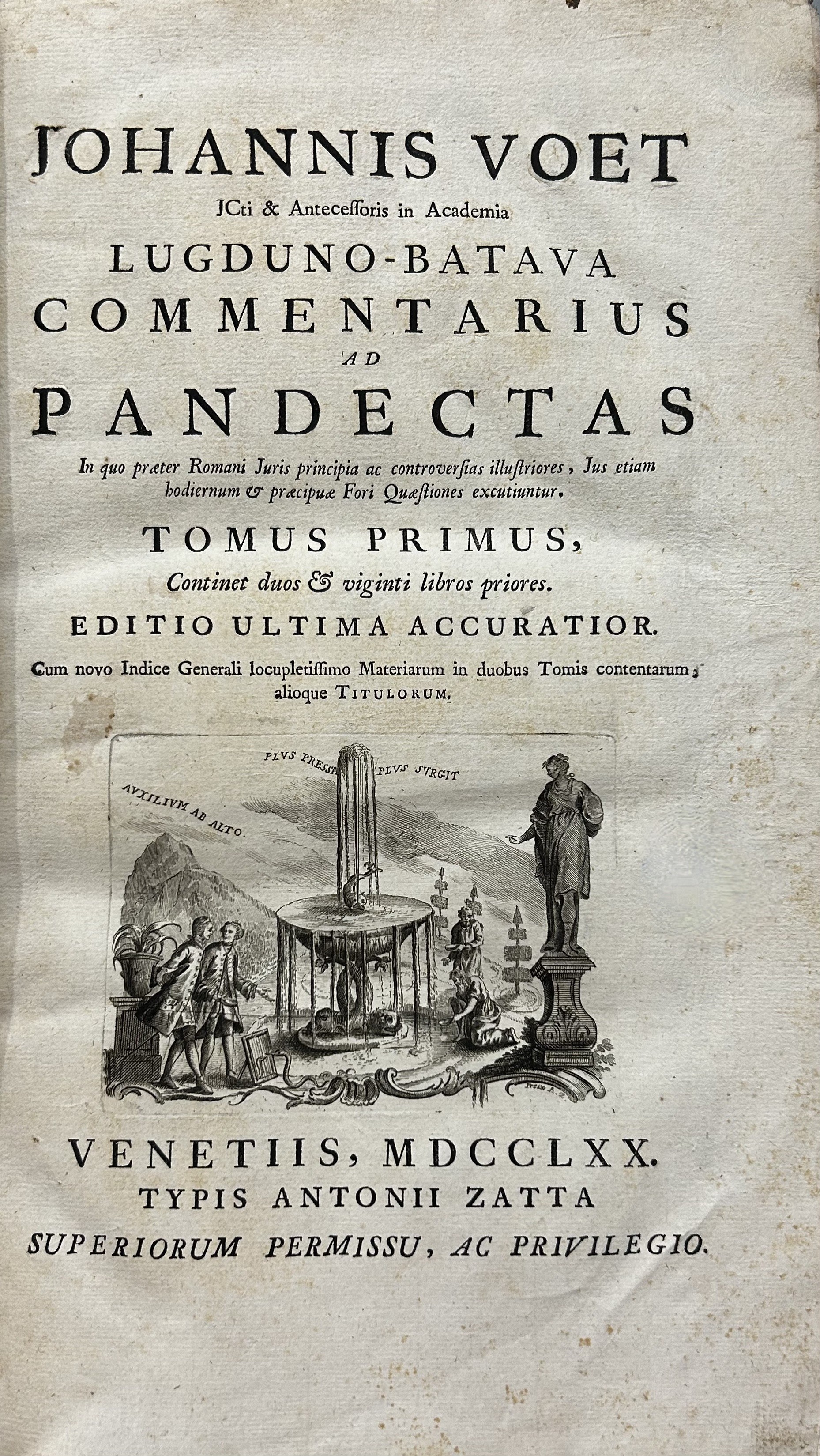 Commentarius ad Pandectas