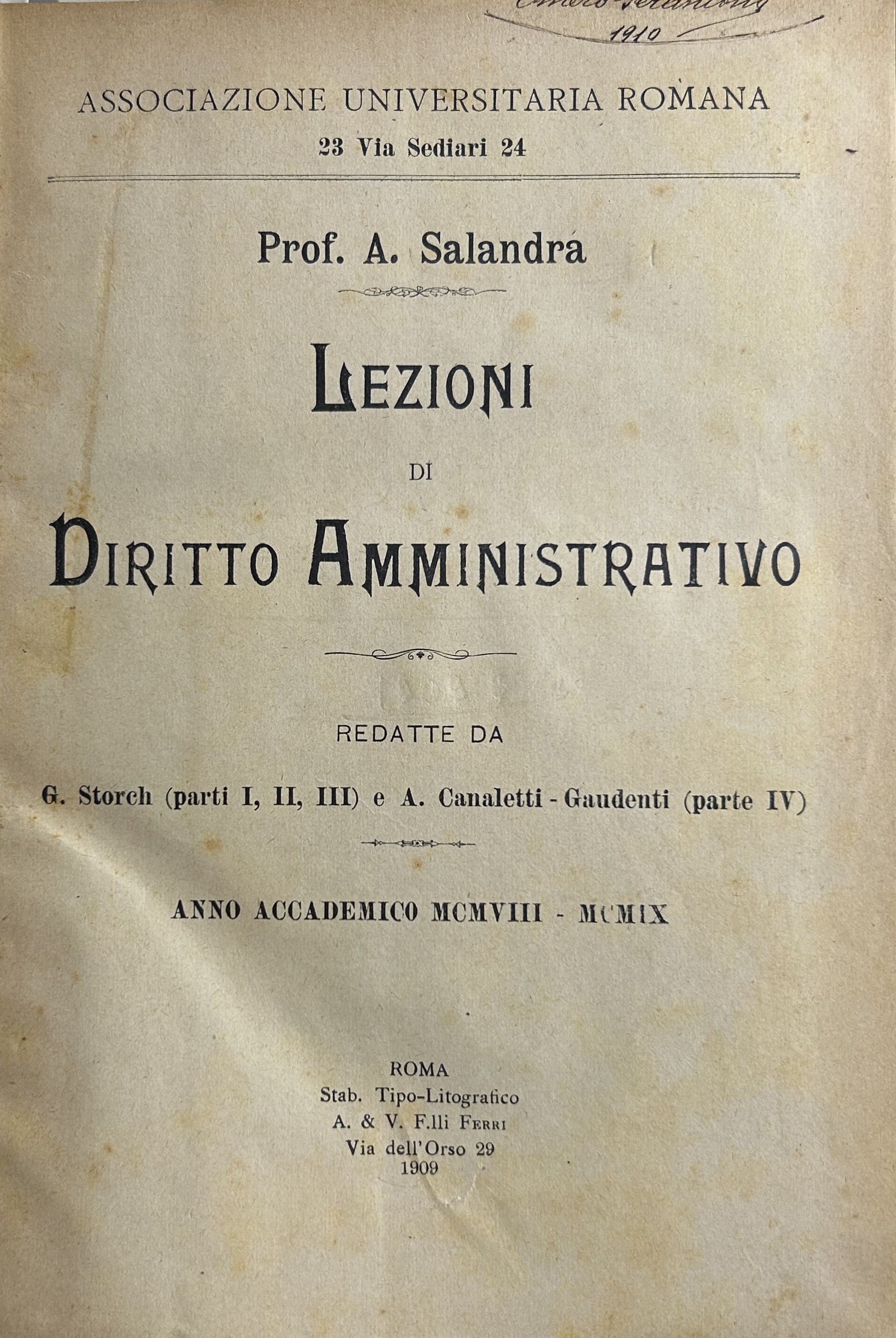 Lezioni di diritto amministrativo