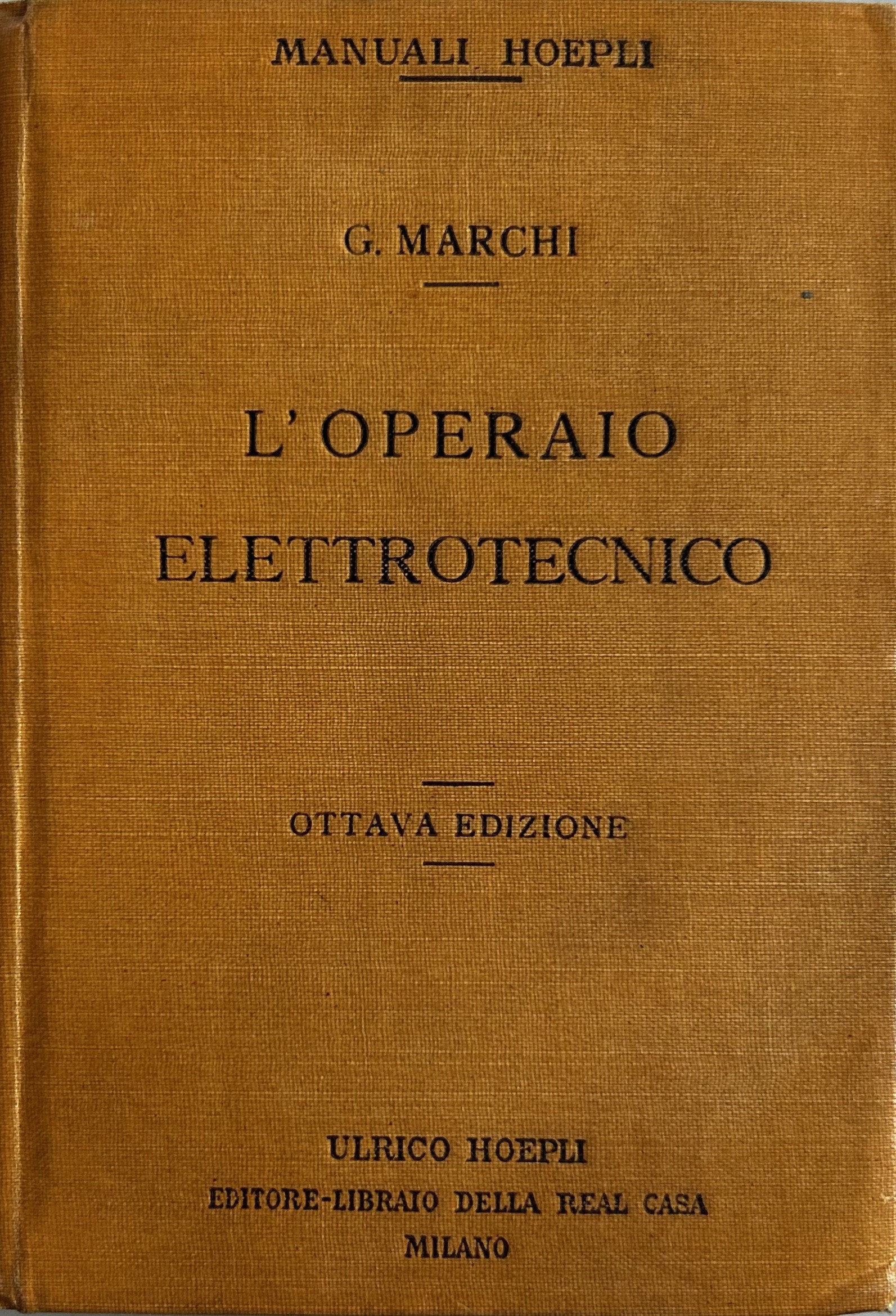 L'operaio elettrotecnico