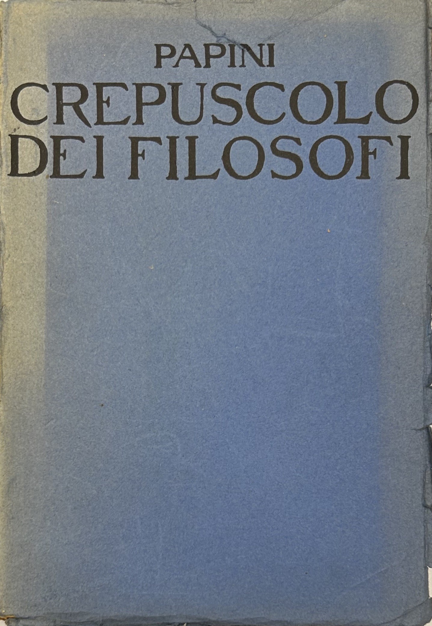 Il crepuscolo dei filosofi