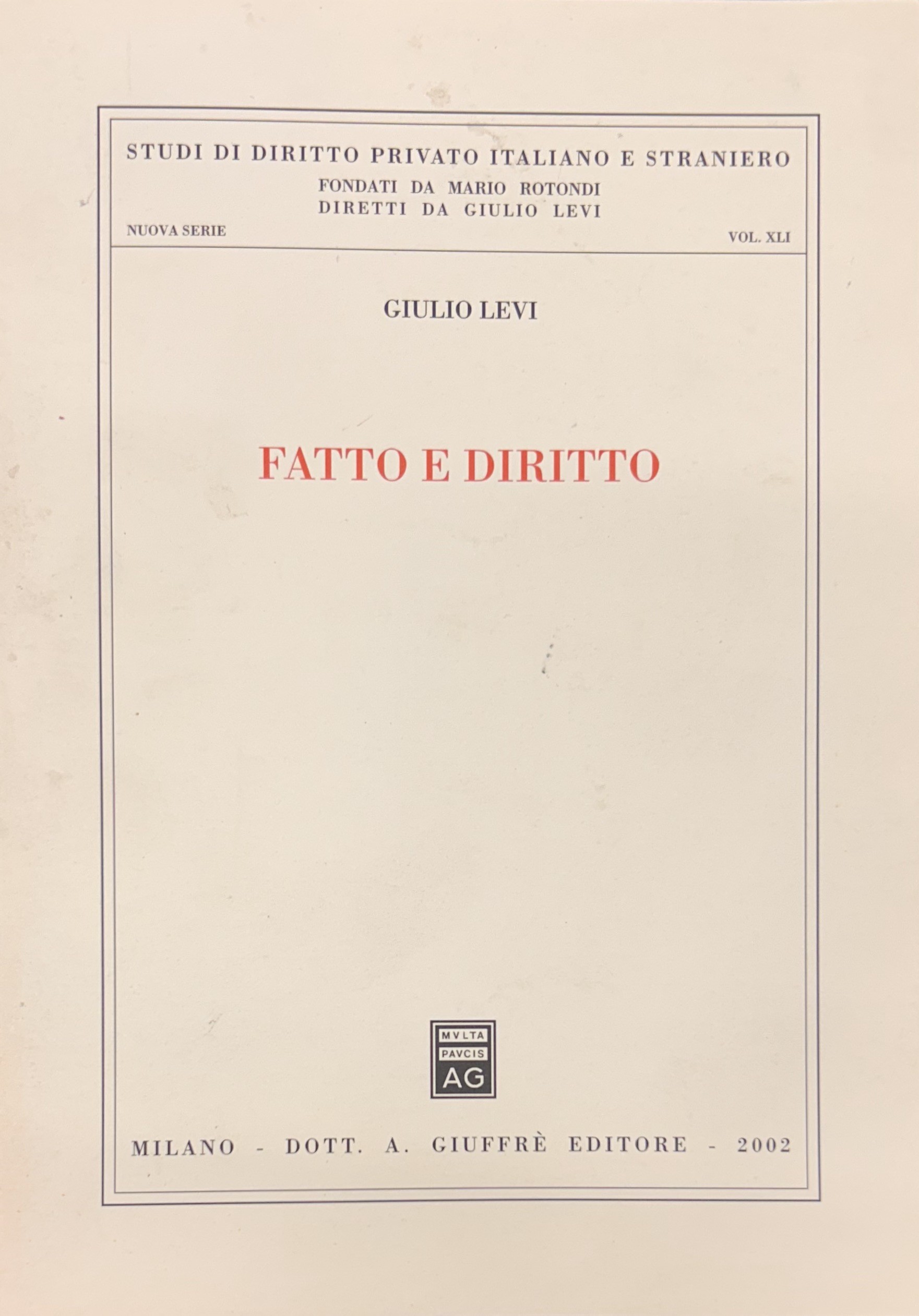 Fatto e diritto