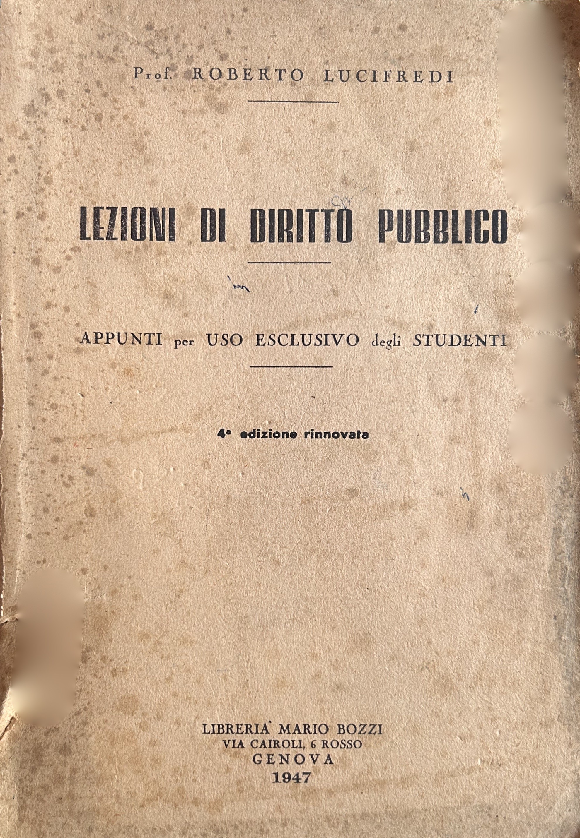 Lezioni di diritto pubblico